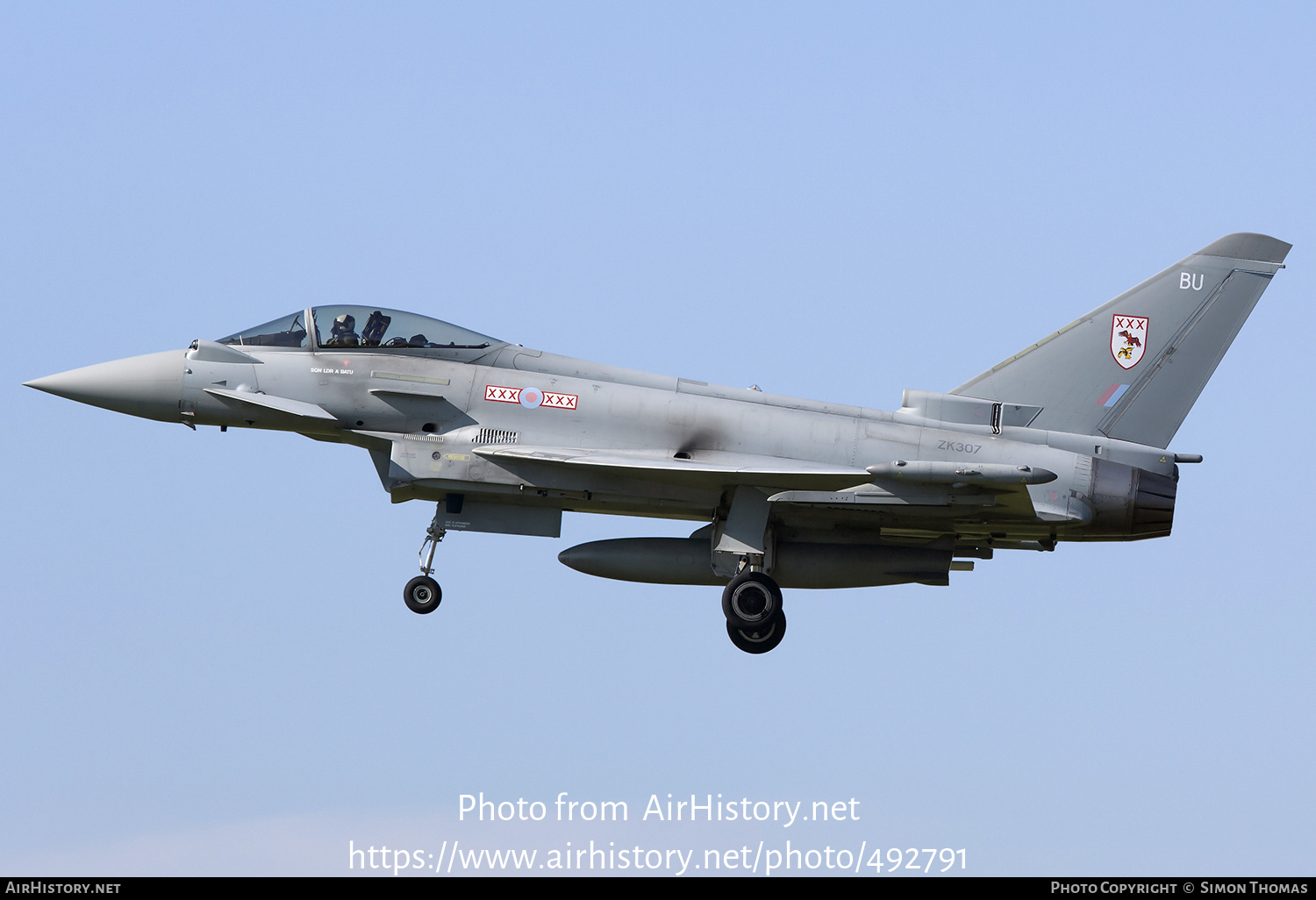 Aircraft Photo of ZK307 | Eurofighter EF-2000 Typhoon FGR4 | UK - Air Force | AirHistory.net #492791