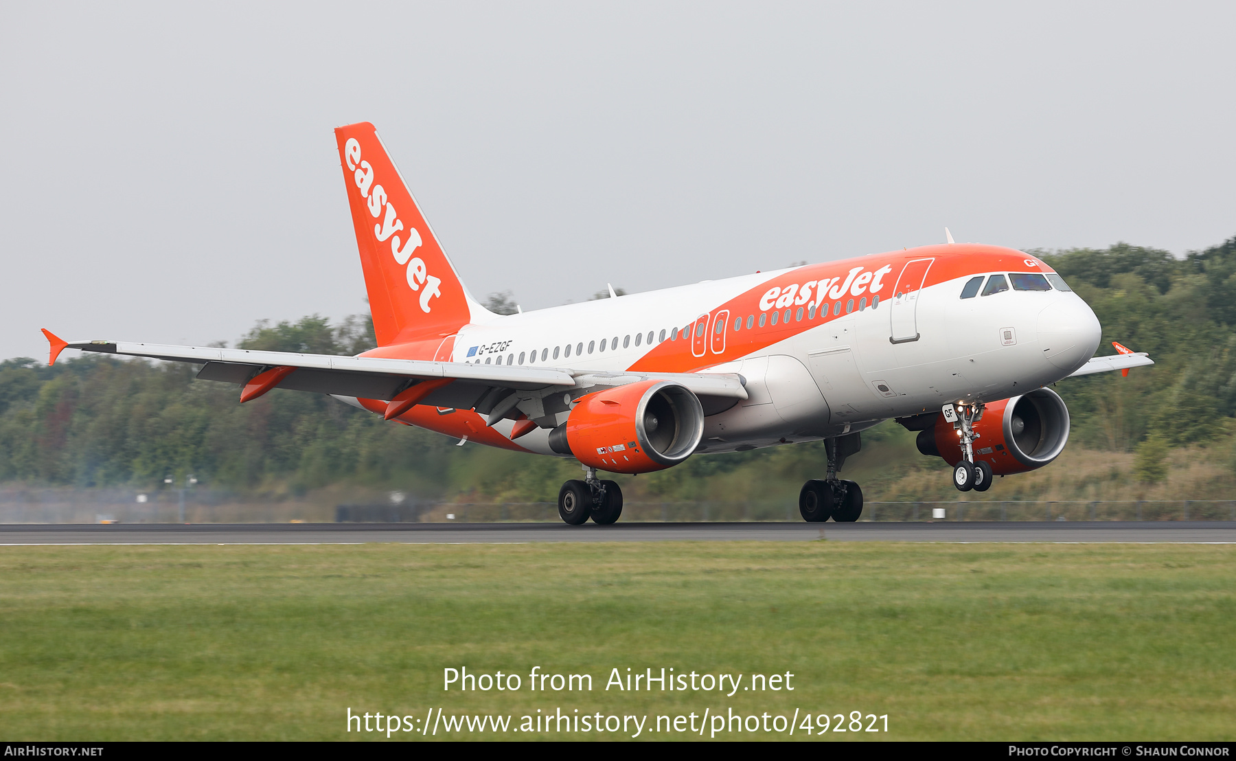 Aircraft Photo of G-EZGF | Airbus A319-111 | EasyJet | AirHistory.net #492821