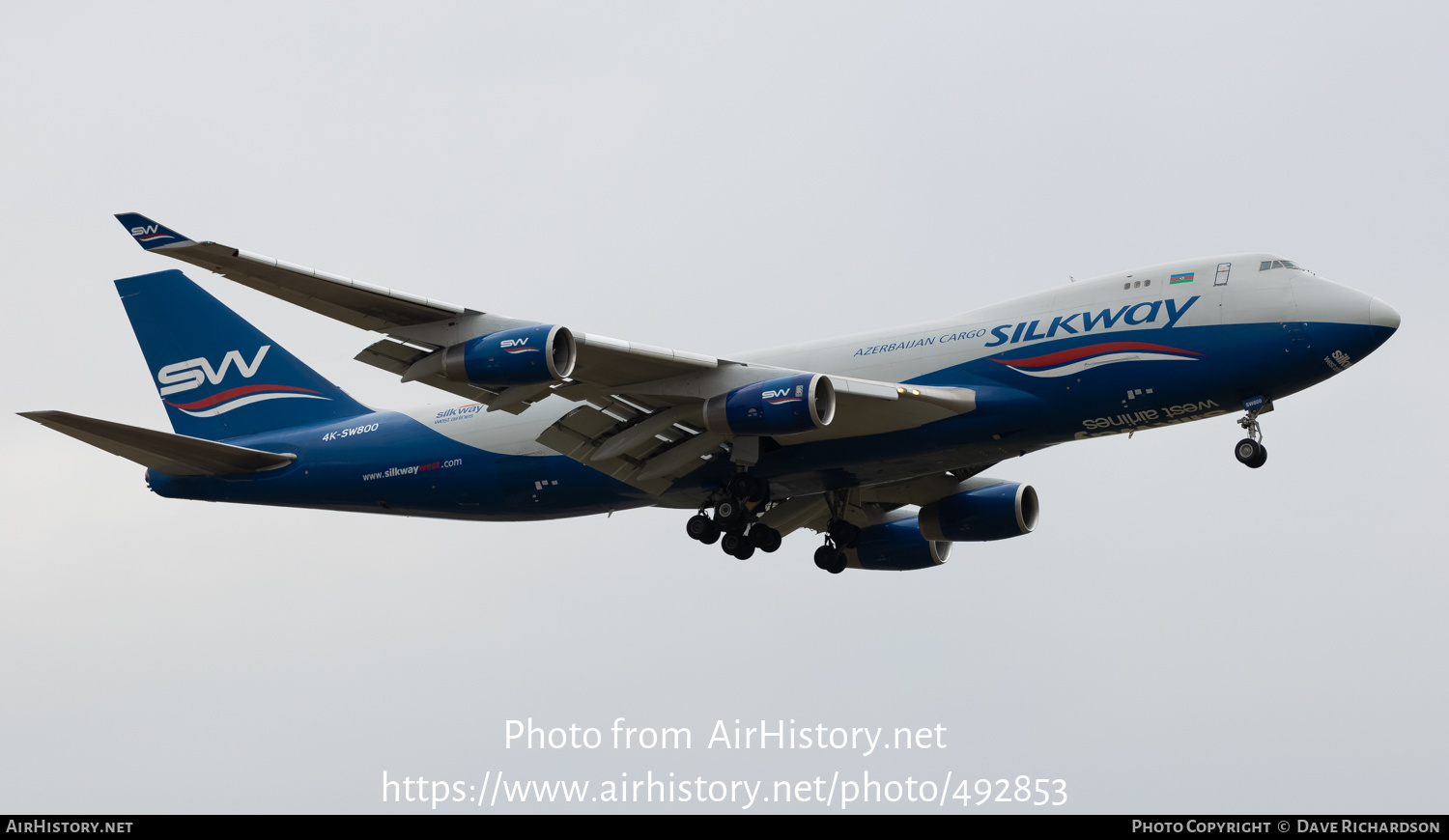 Aircraft Photo of 4K-SW800 | Boeing 747-4R7F/SCD | SilkWay Azerbaijan Cargo | AirHistory.net #492853