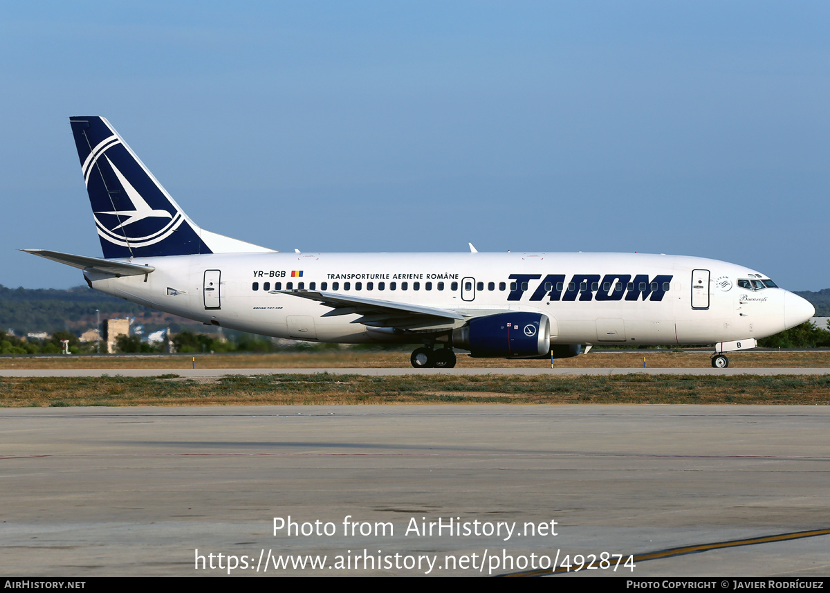 Aircraft Photo of YR-BGB | Boeing 737-38J | TAROM - Transporturile Aeriene Române | AirHistory.net #492874