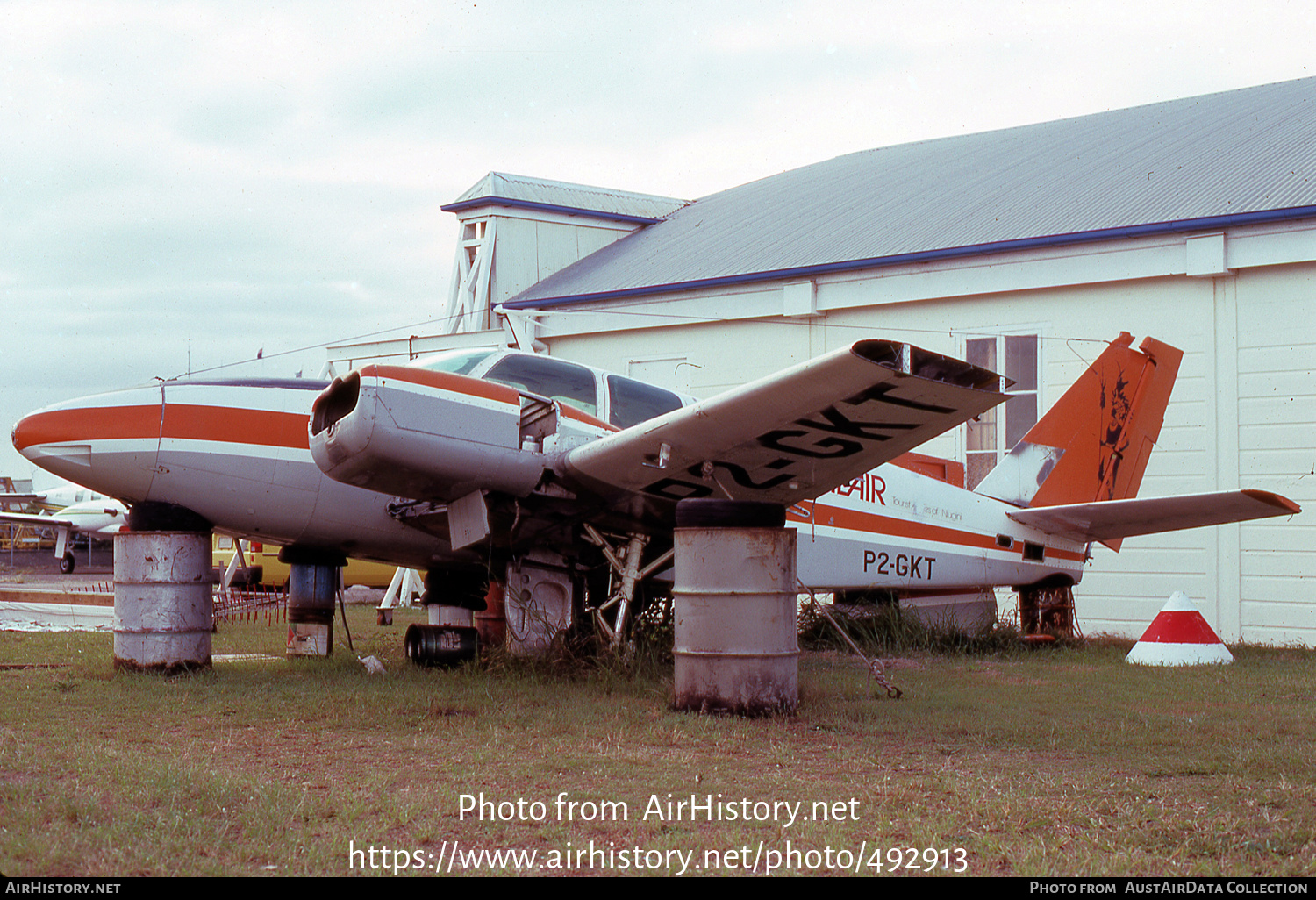 Aircraft Photo of P2-GKT | Beech D55 Baron | Talair - Tourist Airline of Niugini | AirHistory.net #492913