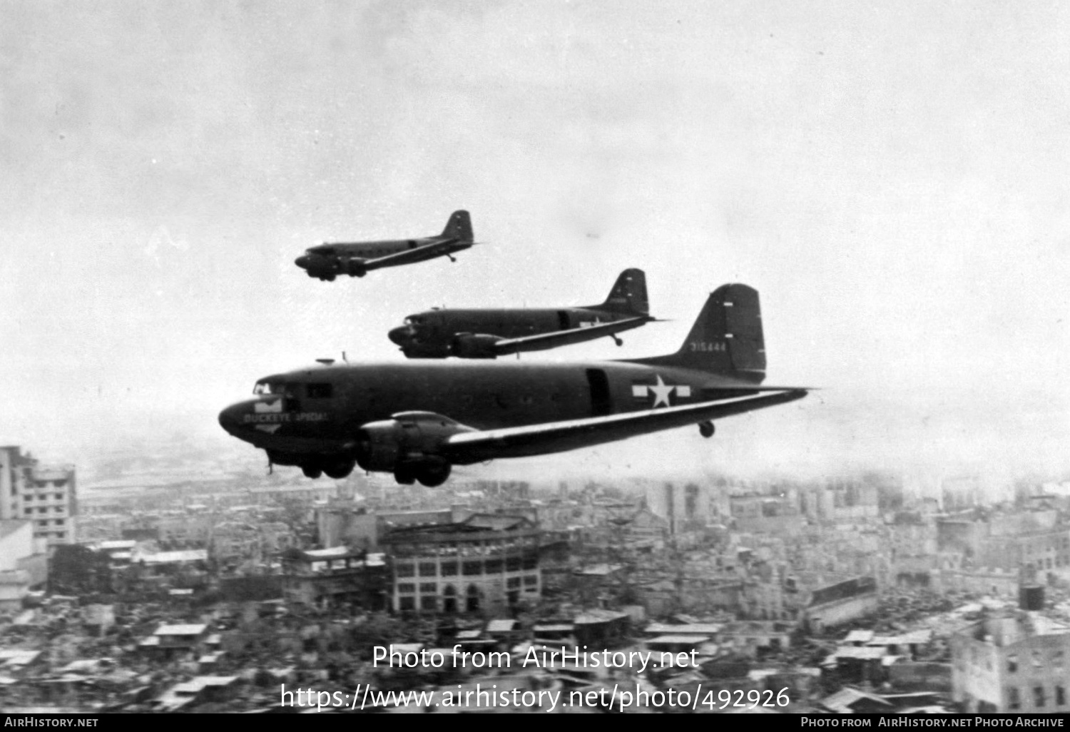 Aircraft Photo of 43-15444 / 315444 | Douglas C-47A Skytrain | USA - Air Force | AirHistory.net #492926