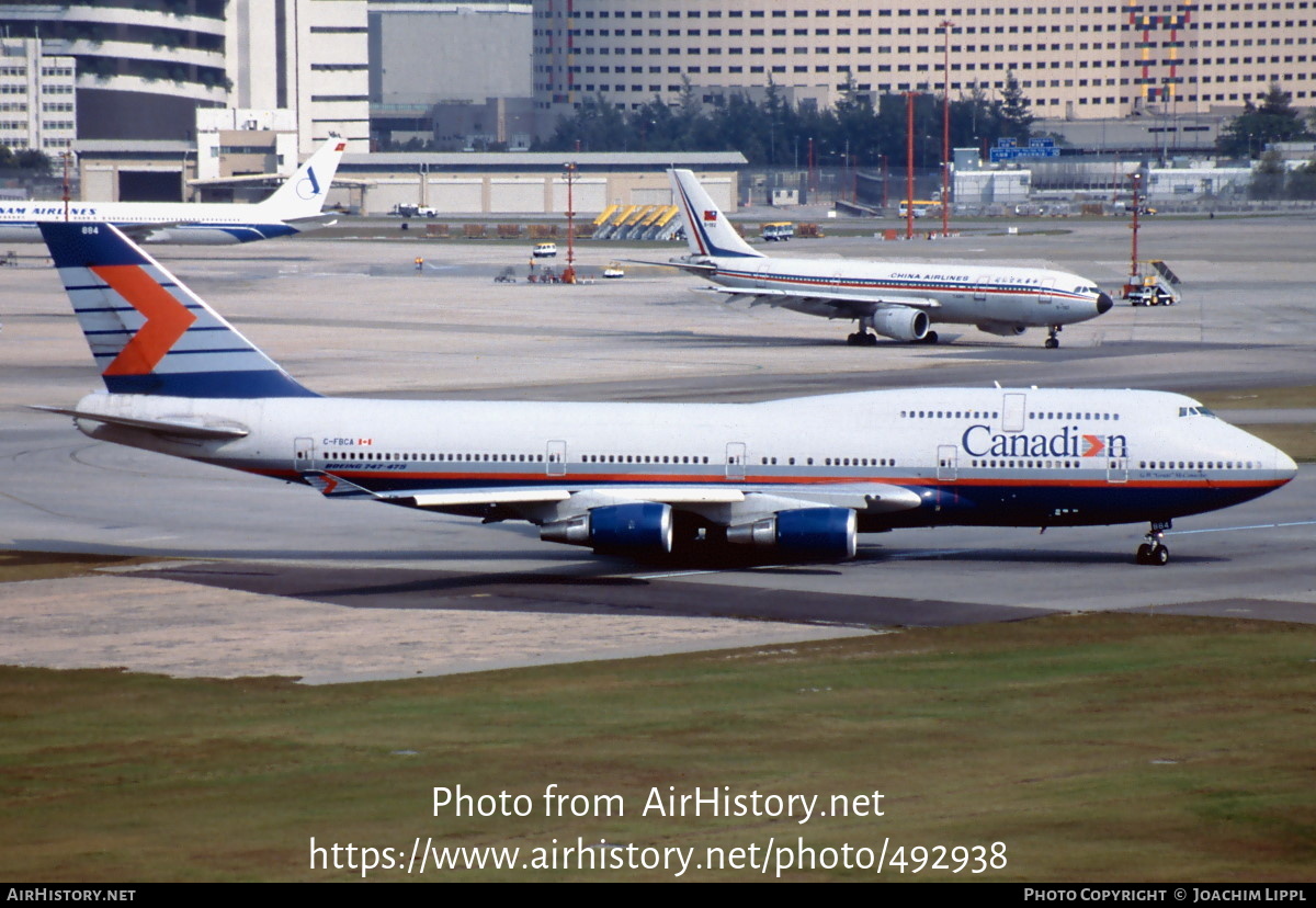 Aircraft Photo of C-FBCA | Boeing 747-475 | Canadian Airlines | AirHistory.net #492938