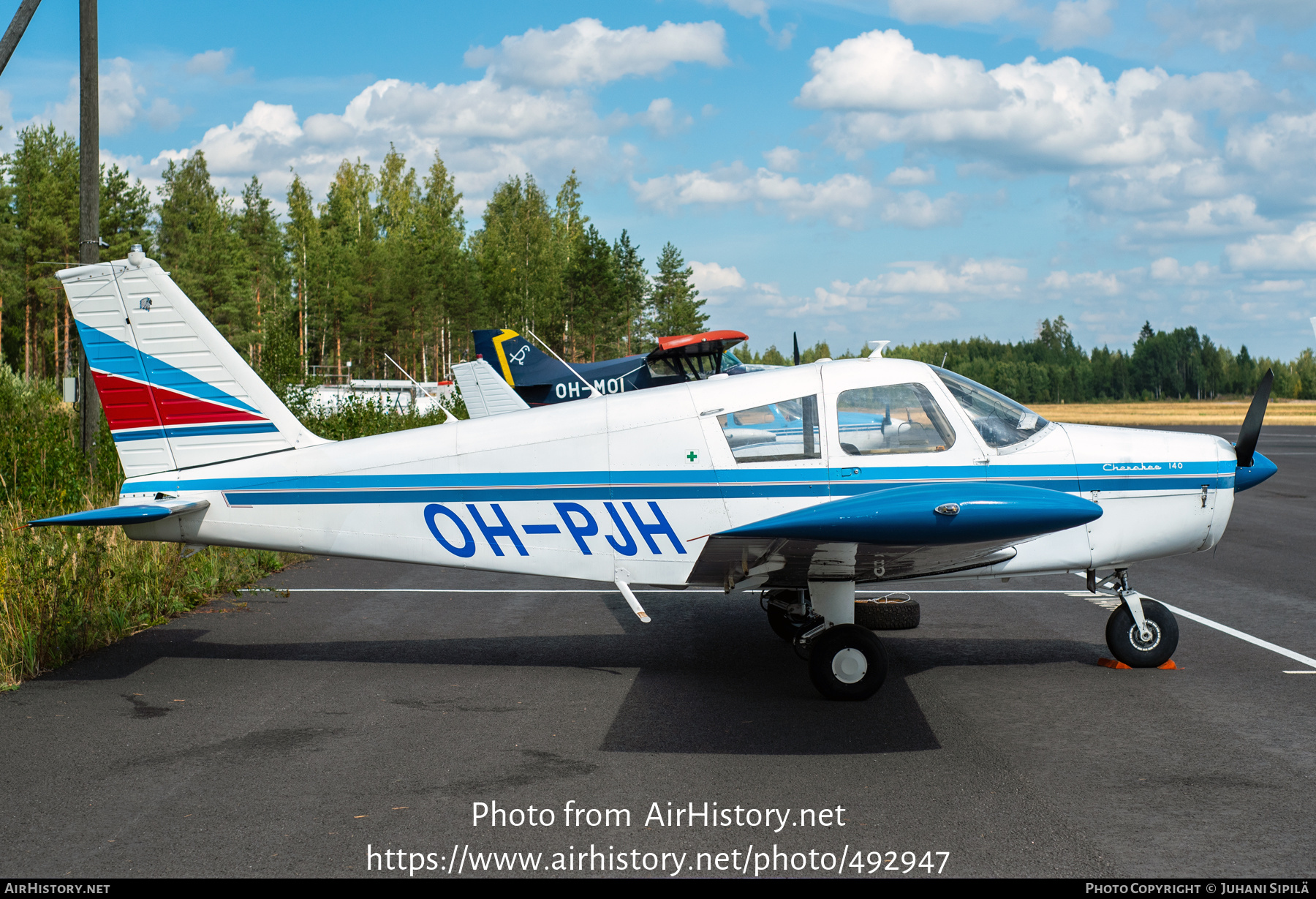 Aircraft Photo of OH-PJH | Piper PA-28-160 Cherokee | AirHistory.net #492947