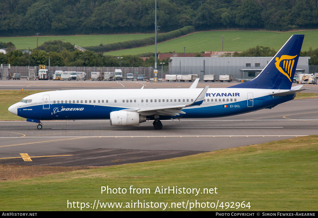 Aircraft Photo of EI-DCL | Boeing 737-8AS | Ryanair | AirHistory.net #492964