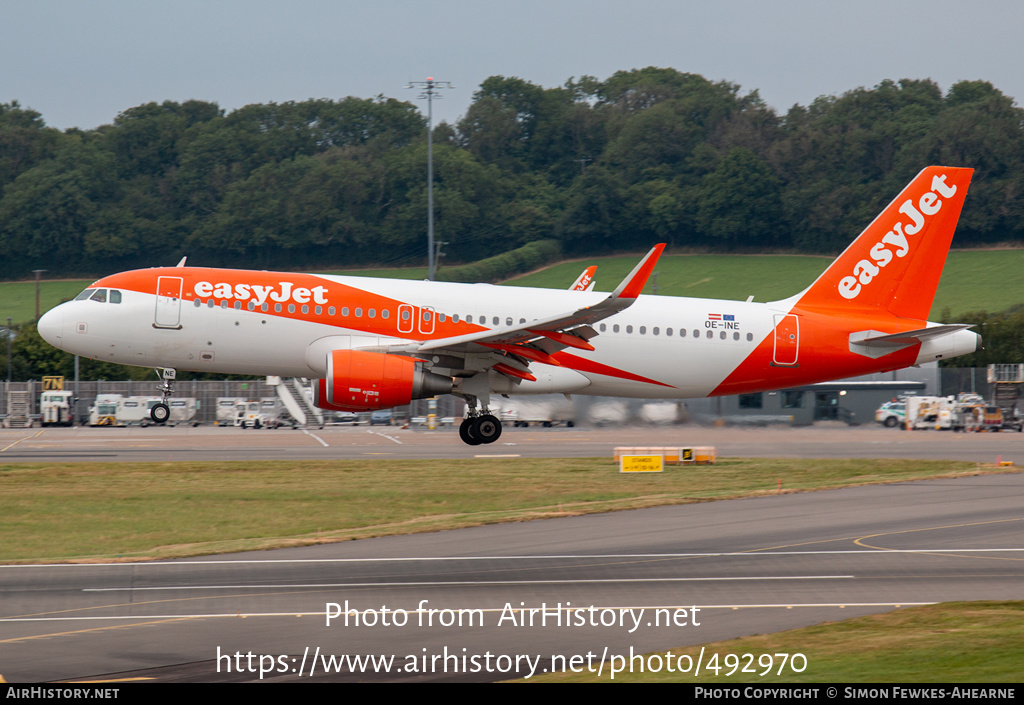 Aircraft Photo of OE-INE | Airbus A320-214 | EasyJet | AirHistory.net #492970