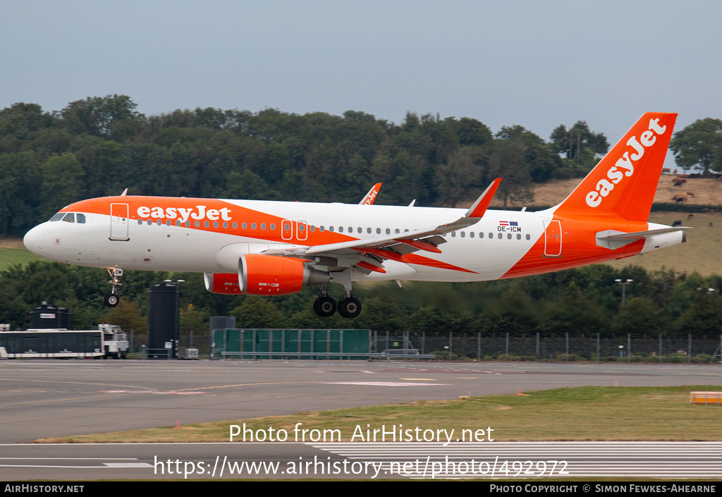 Aircraft Photo of OE-ICM | Airbus A320-214 | EasyJet | AirHistory.net #492972