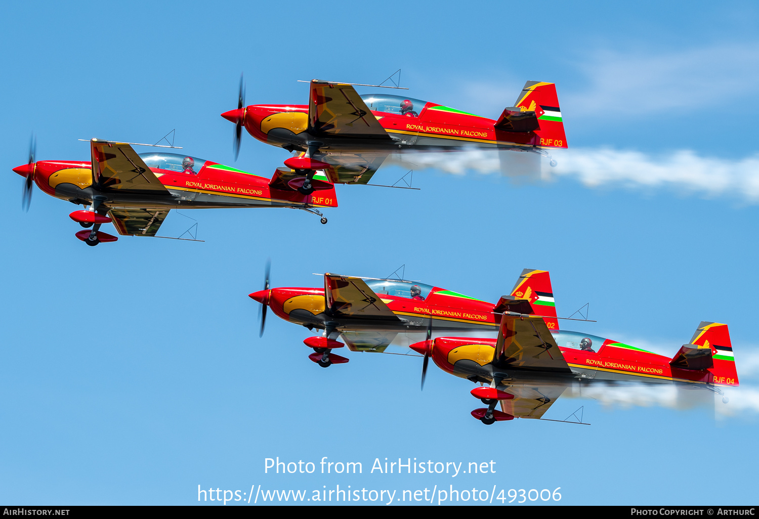 Aircraft Photo of RJF03 | Extra EA-330LX | Royal Jordanian Falcons | AirHistory.net #493006