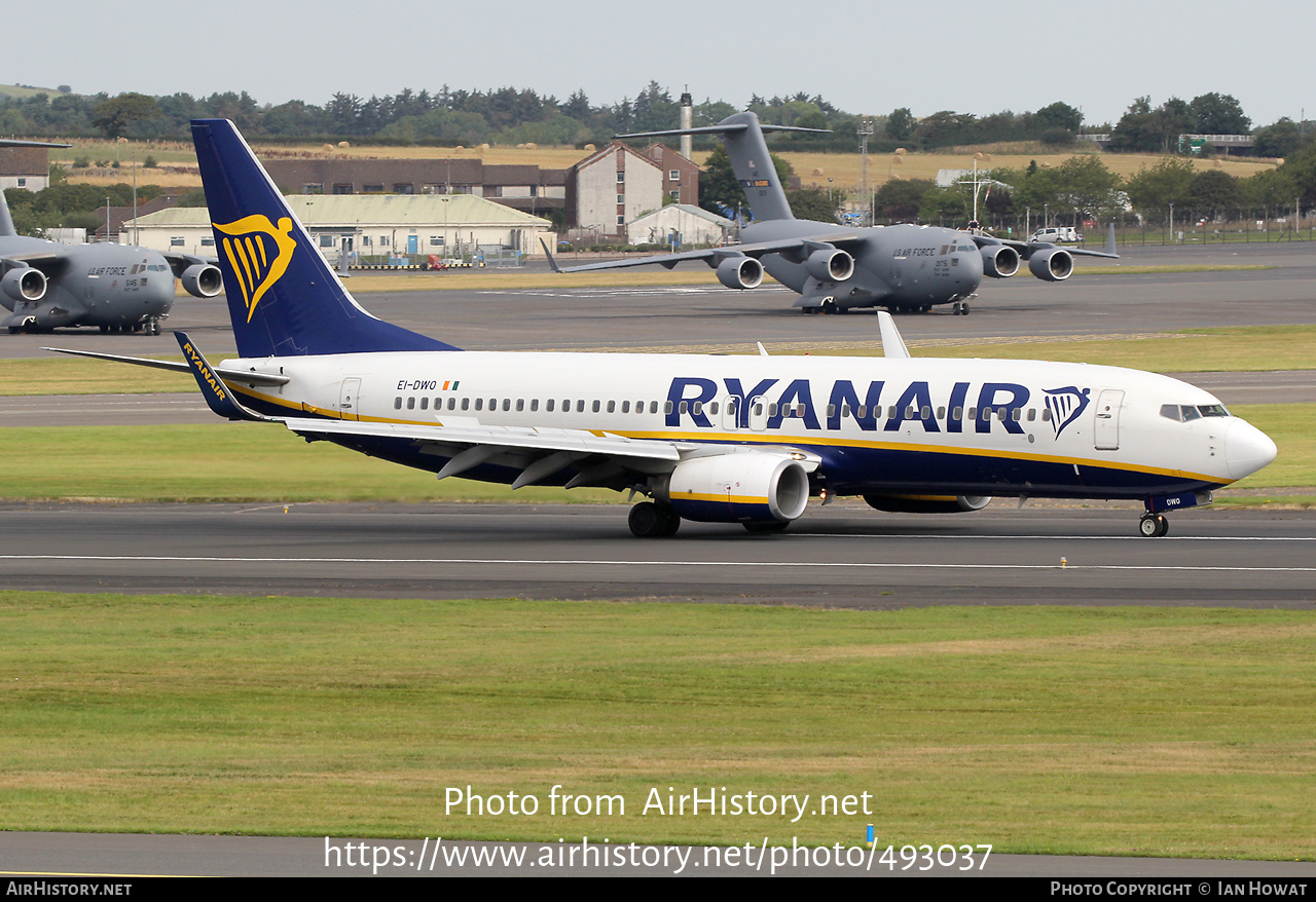 Aircraft Photo of EI-DWO | Boeing 737-8AS | Ryanair | AirHistory.net #493037