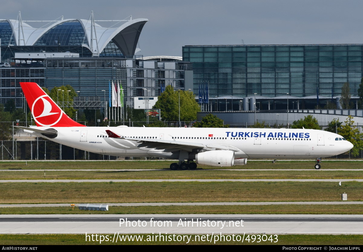 Aircraft Photo of TC-JNM | Airbus A330-343 | Turkish Airlines | AirHistory.net #493043