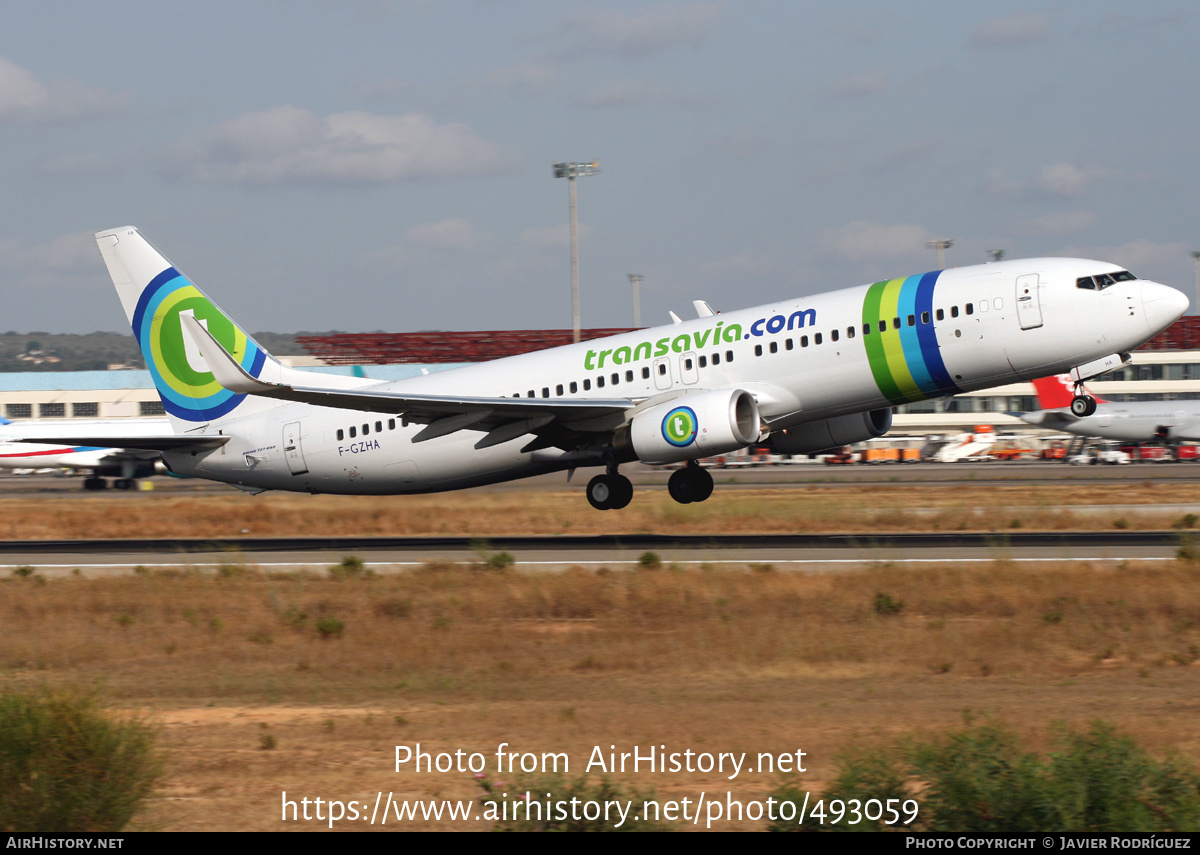 Aircraft Photo of F-GZHA | Boeing 737-8GJ | Transavia | AirHistory.net #493059