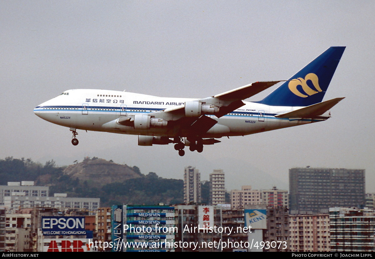 Aircraft Photo of N4522V | Boeing 747SP-09 | Mandarin Airlines | AirHistory.net #493073