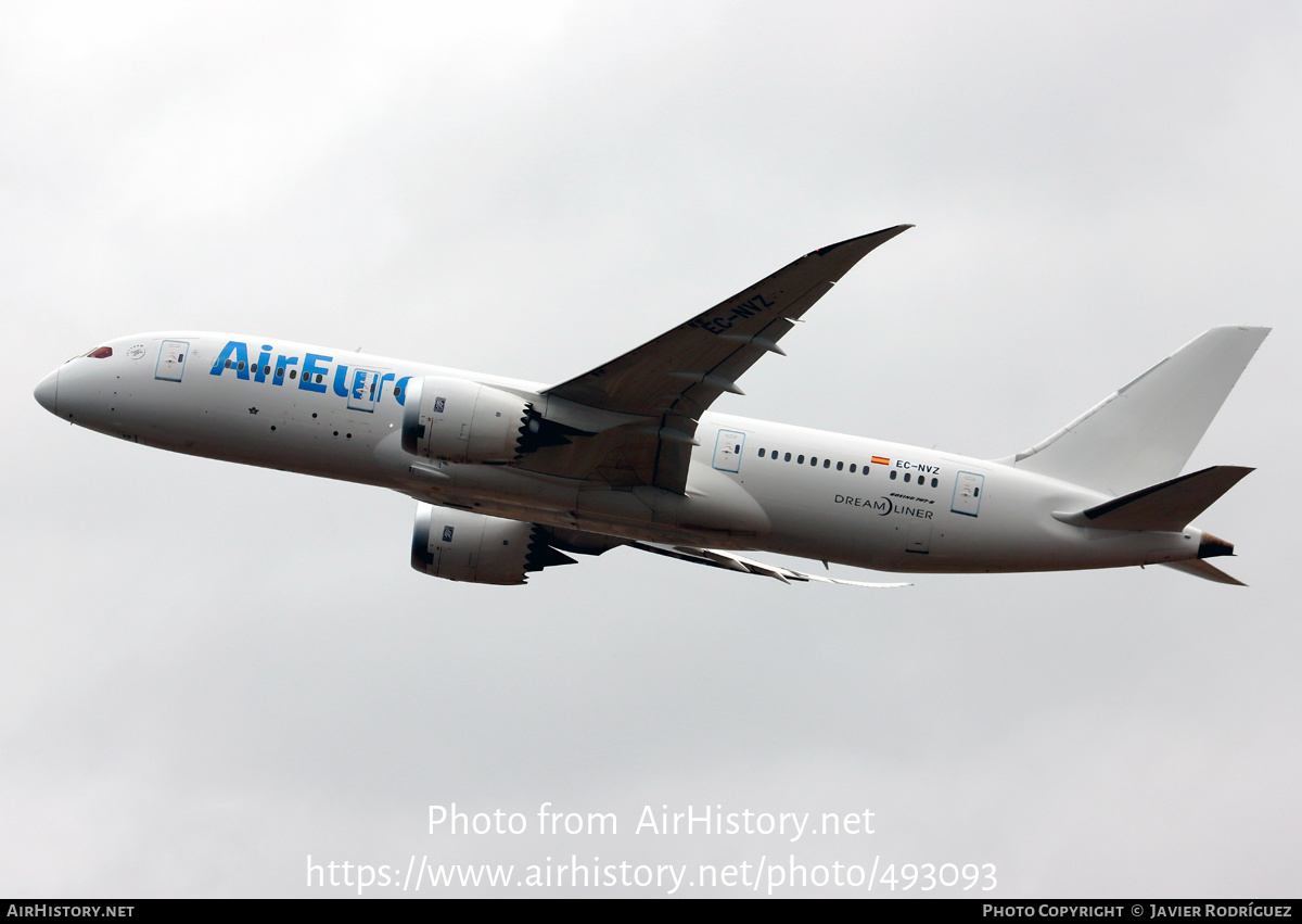 Aircraft Photo of EC-NVZ | Boeing 787-8 Dreamliner | Air Europa | AirHistory.net #493093