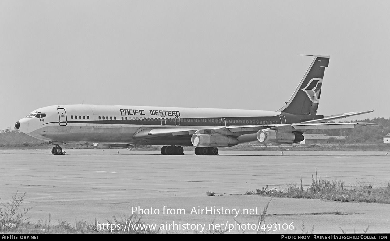 Aircraft Photo of C-FPWJ | Boeing 707-351C | Pacific Western Airlines | AirHistory.net #493106