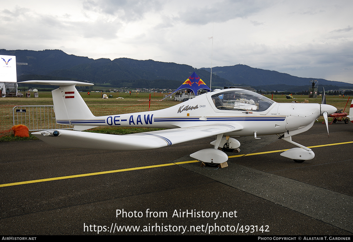 Aircraft Photo of OE-AAW | Diamond DA20A-1 Katana | AirHistory.net #493142