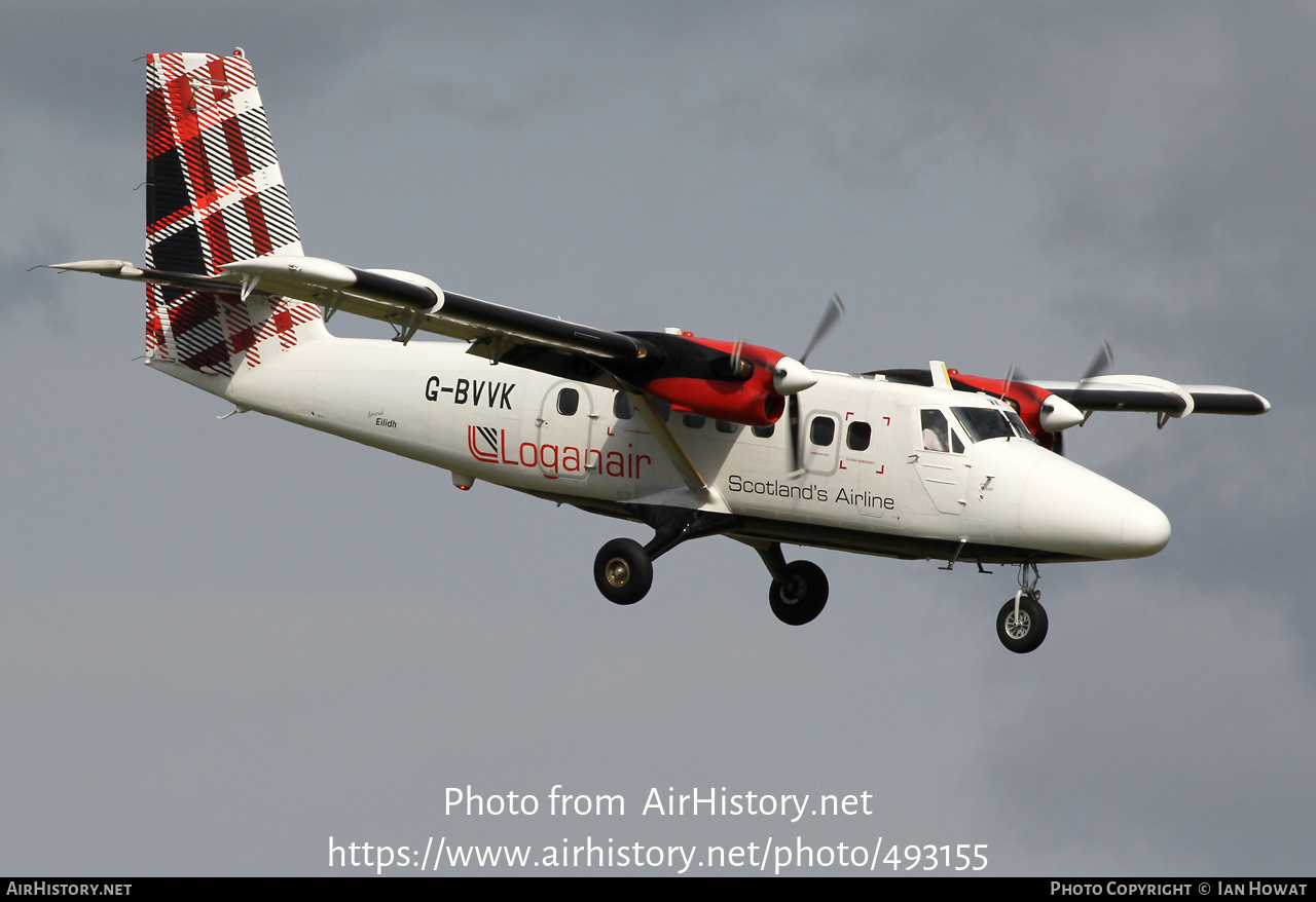 Aircraft Photo of G-BVVK | De Havilland Canada DHC-6-300 Twin Otter | Loganair | AirHistory.net #493155