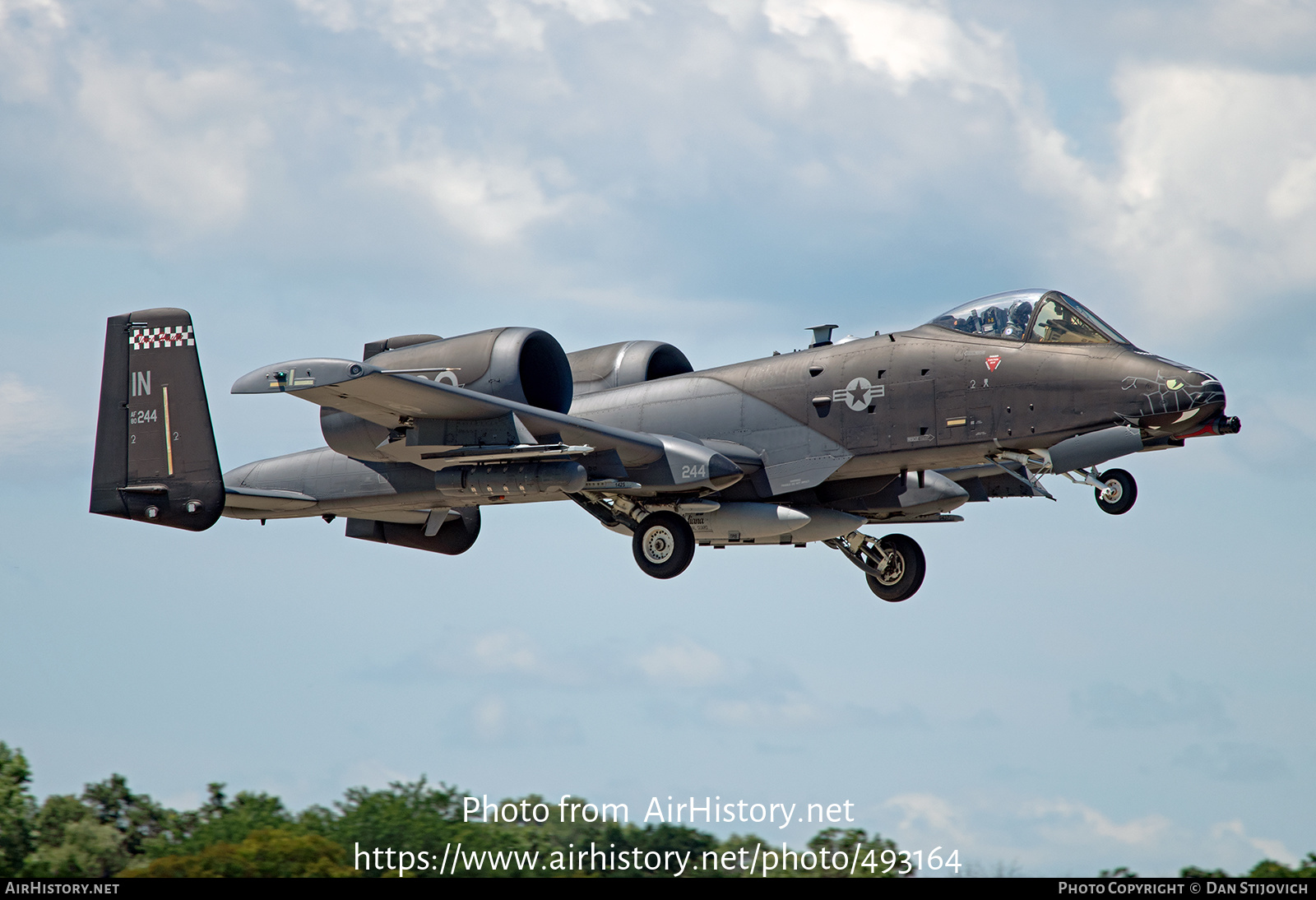 Aircraft Photo of 80-0244 / AF80-244 | Fairchild A-10C Thunderbolt II | USA - Air Force | AirHistory.net #493164