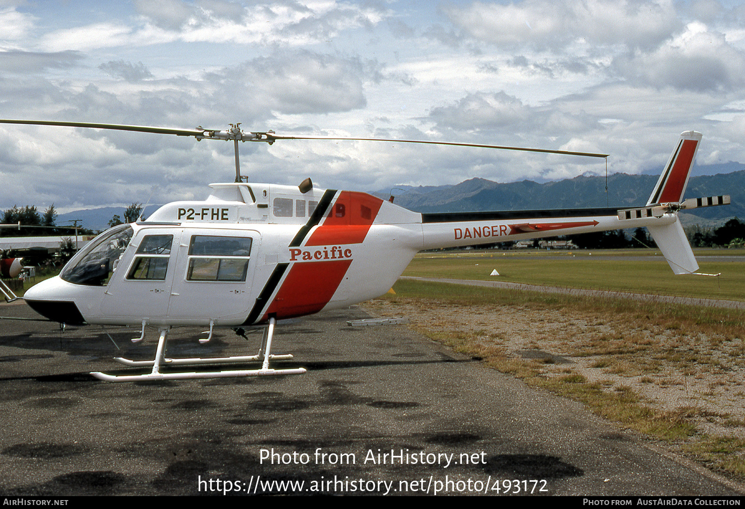 Aircraft Photo of P2-FHE | Bell 206B-2 JetRanger II | Pacific Helicopters | AirHistory.net #493172