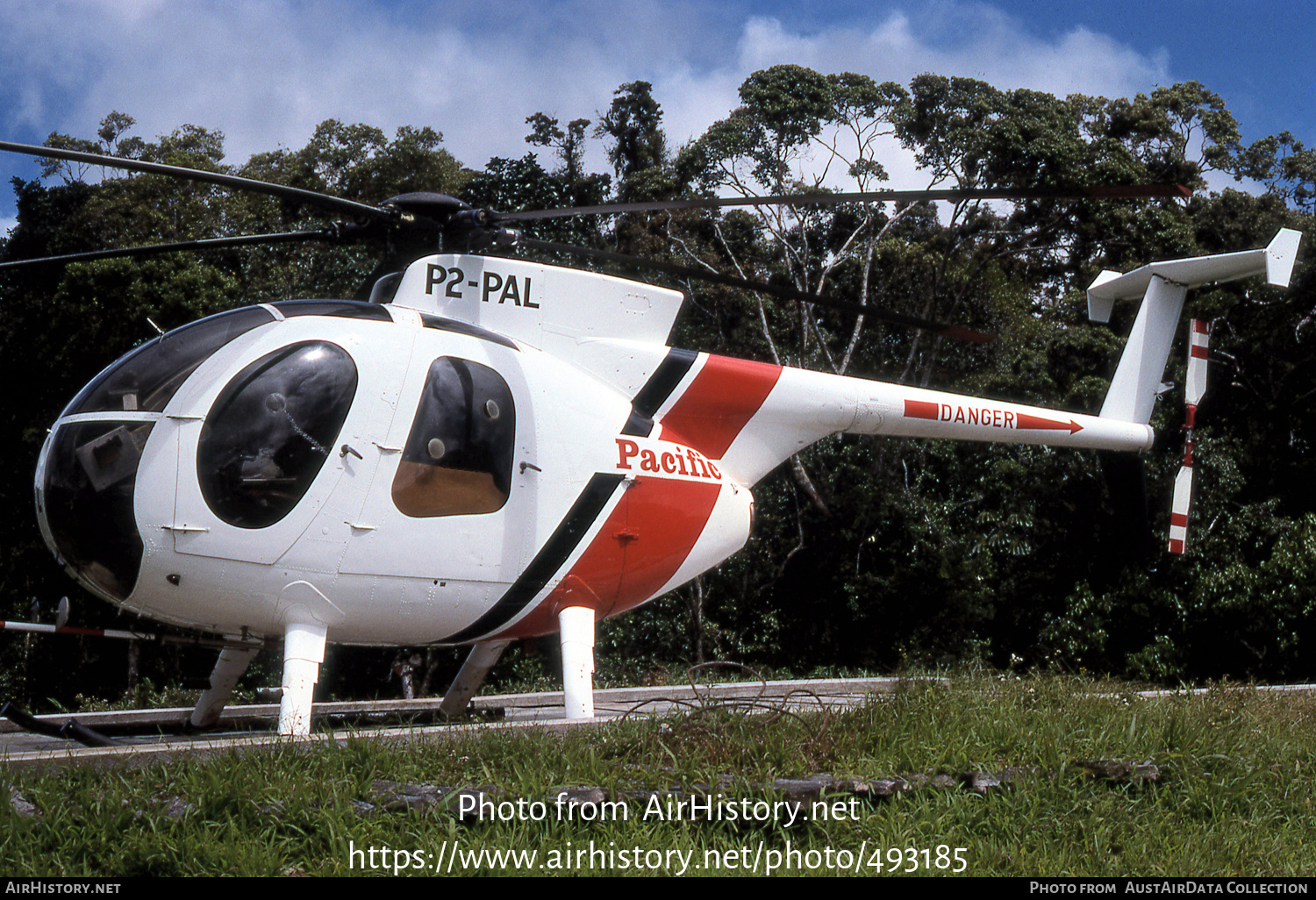 Aircraft Photo of P2-PAL | Hughes 500D (369D) | Pacific Helicopters | AirHistory.net #493185