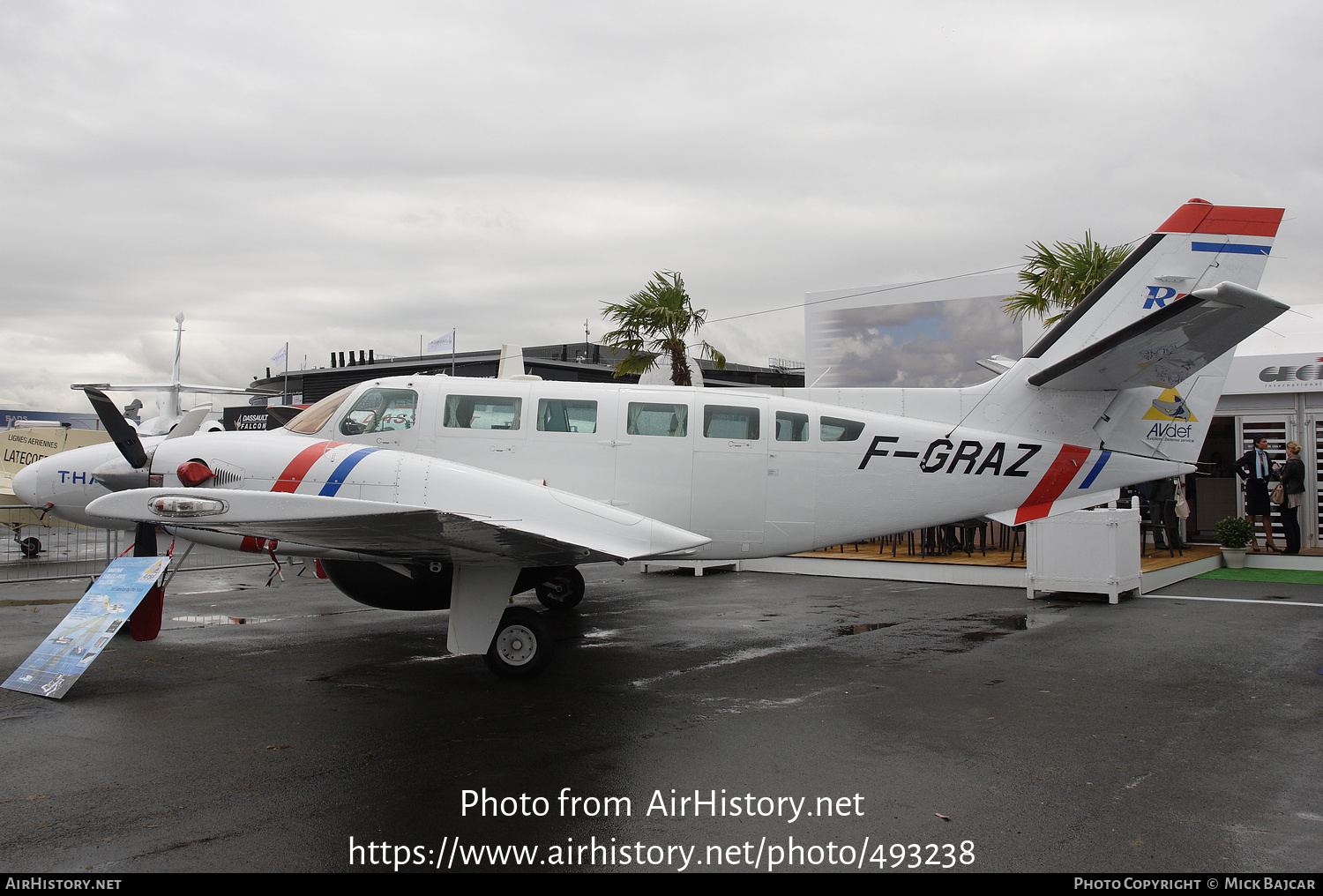 Aircraft Photo of F-GRAZ | Reims F406 Vigilant | Thales | AirHistory.net #493238