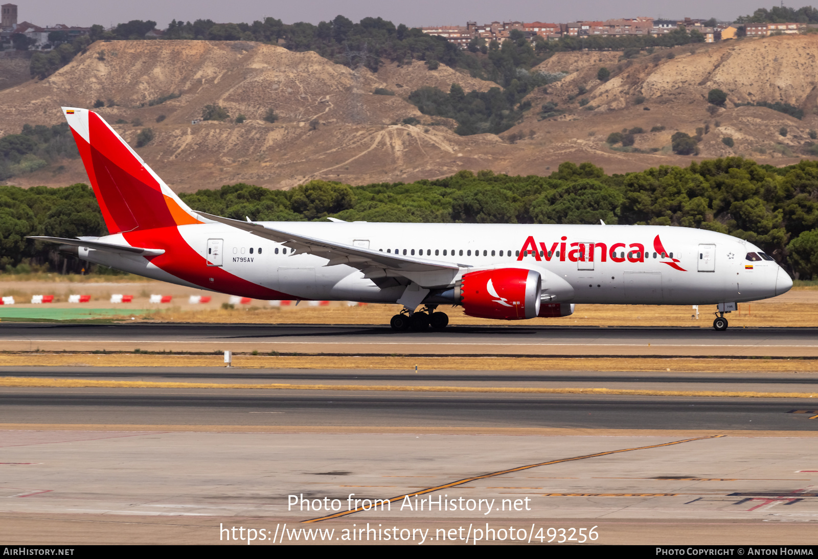 Aircraft Photo of N795AV | Boeing 787-8 Dreamliner | Avianca | AirHistory.net #493256