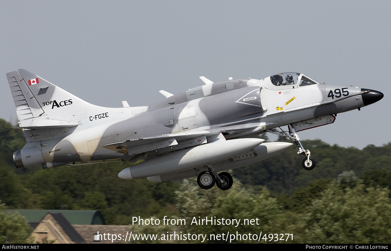 Aircraft Photo of C-FGZE / 159823 | McDonnell Douglas A-4N Skyhawk II | Top Aces | AirHistory.net #493271