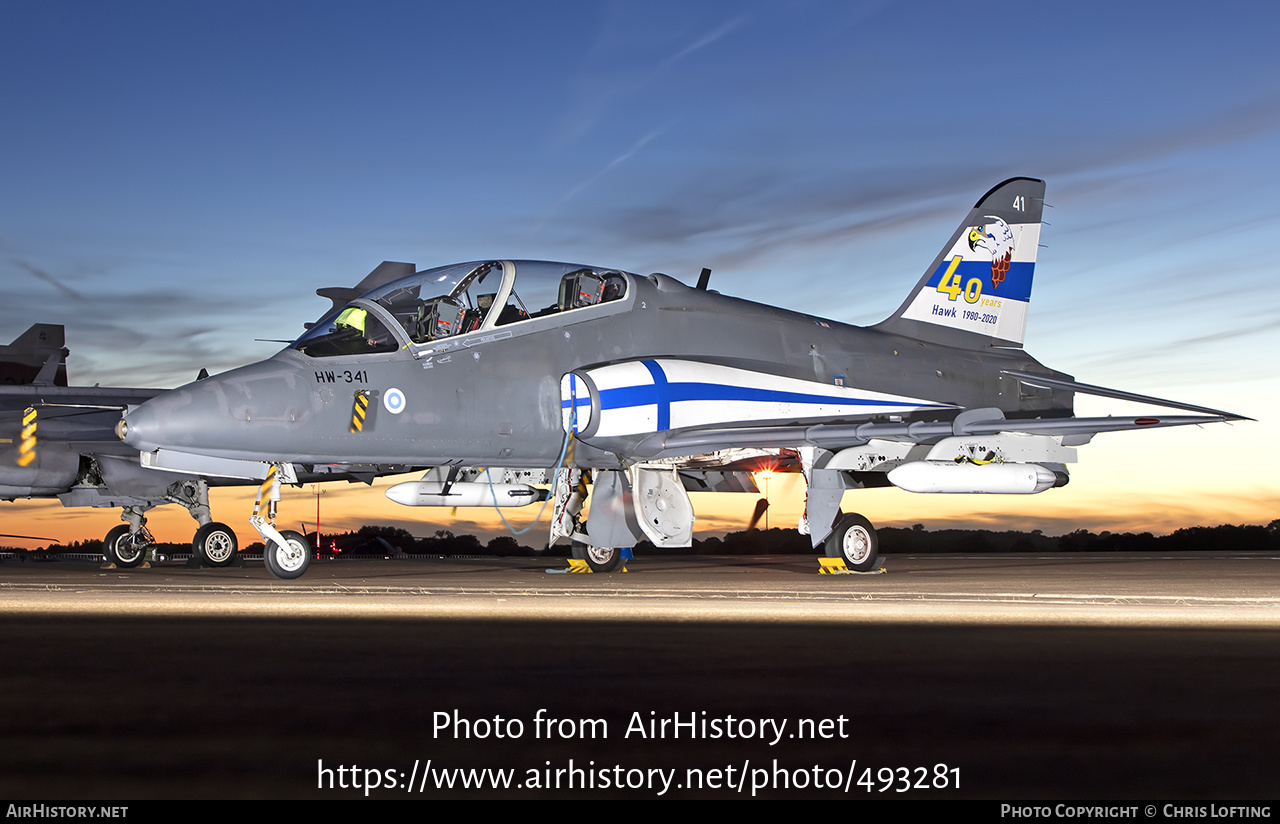 Aircraft Photo of HW-341 | British Aerospace Hawk 51 | Finland - Air Force | AirHistory.net #493281