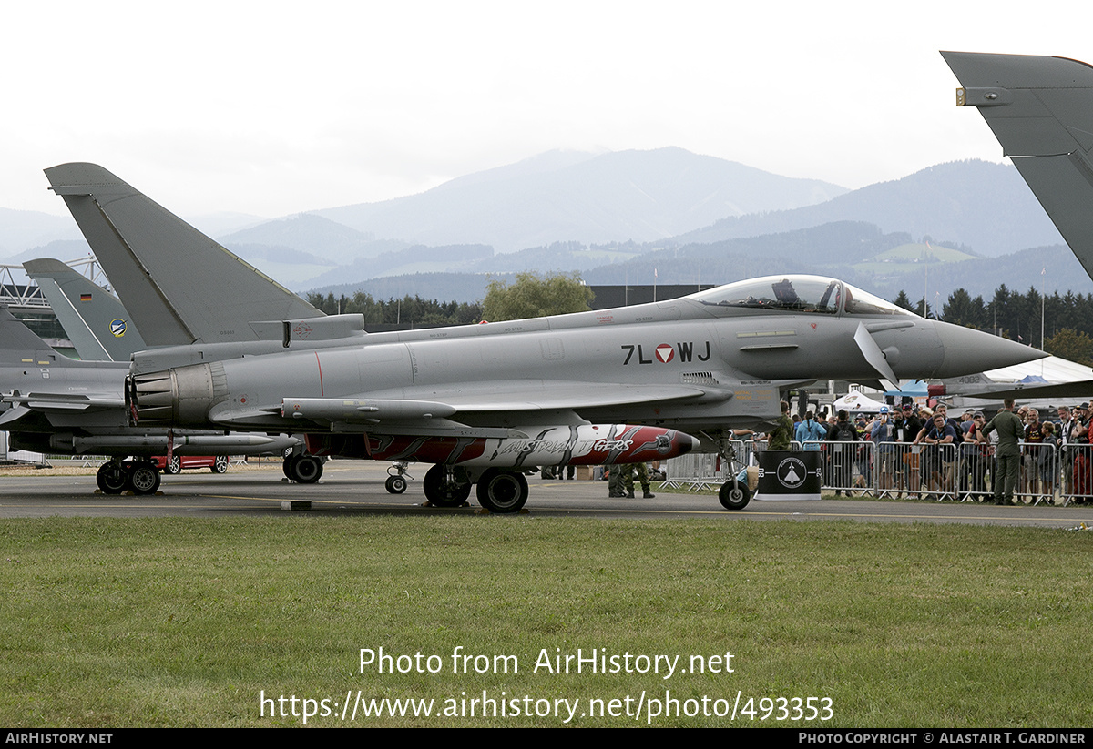 Aircraft Photo of 7L-WJ | Eurofighter EF-2000 Typhoon | Austria - Air Force | AirHistory.net #493353