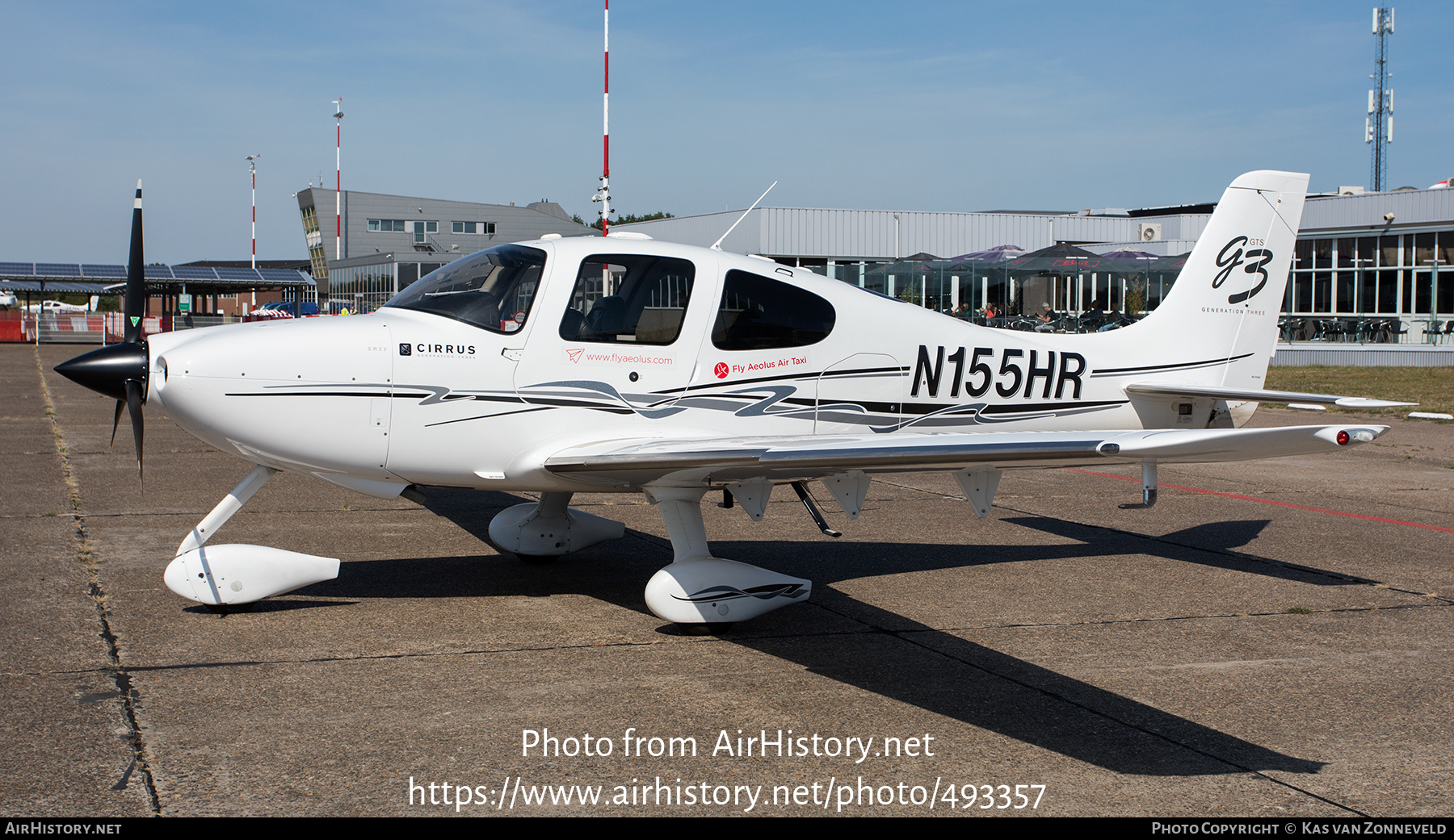 Aircraft Photo of N155HR | Cirrus SR-22 G3-GTS | Fly Aeolus Air Taxi | AirHistory.net #493357