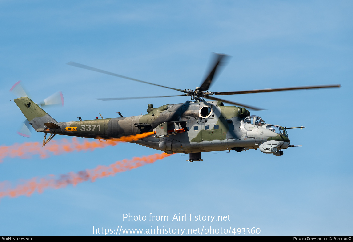 Aircraft Photo of 3371 | Mil Mi-35 | Czechia - Air Force | AirHistory.net #493360