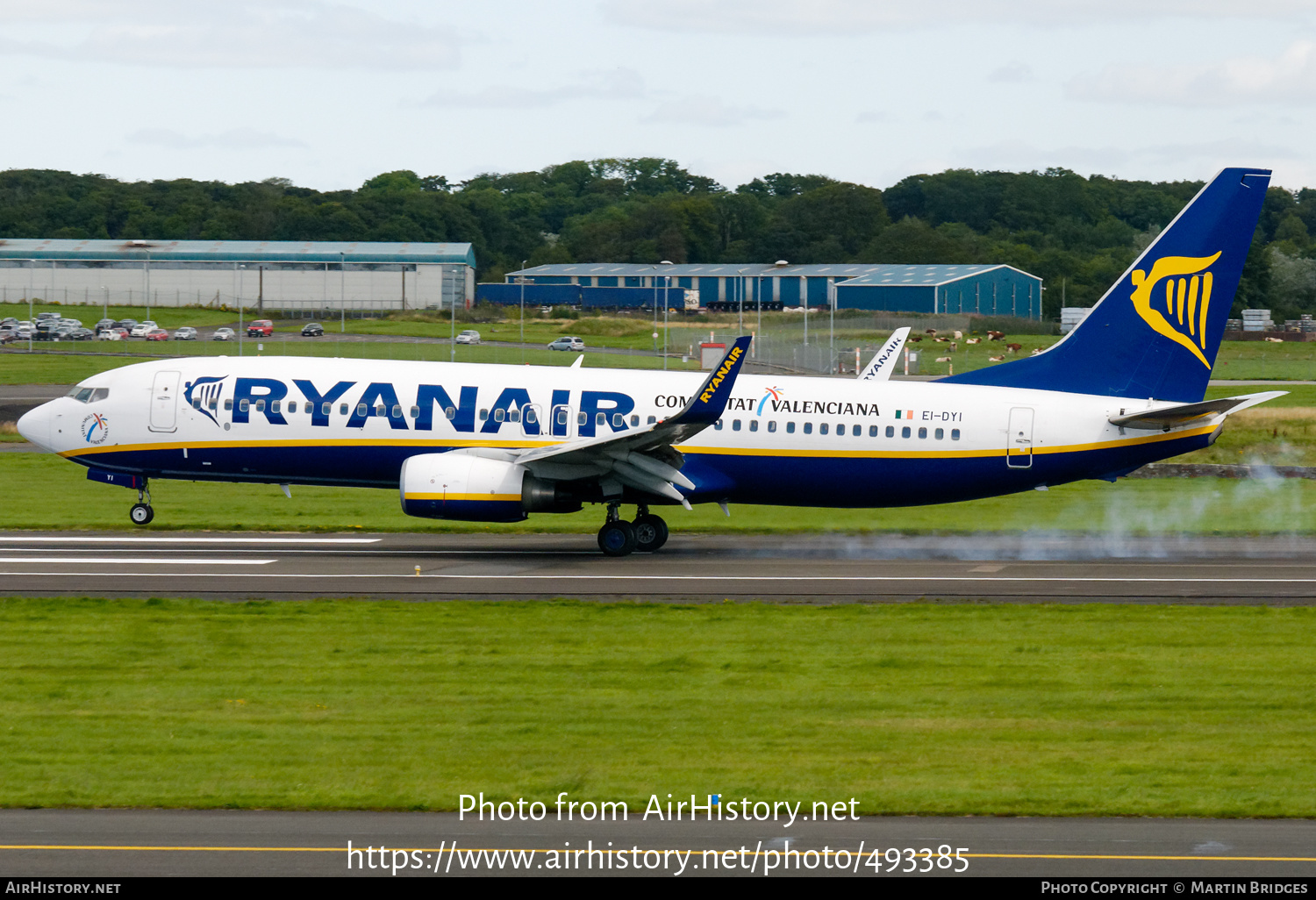 Aircraft Photo of EI-DYI | Boeing 737-8AS | Ryanair | AirHistory.net #493385