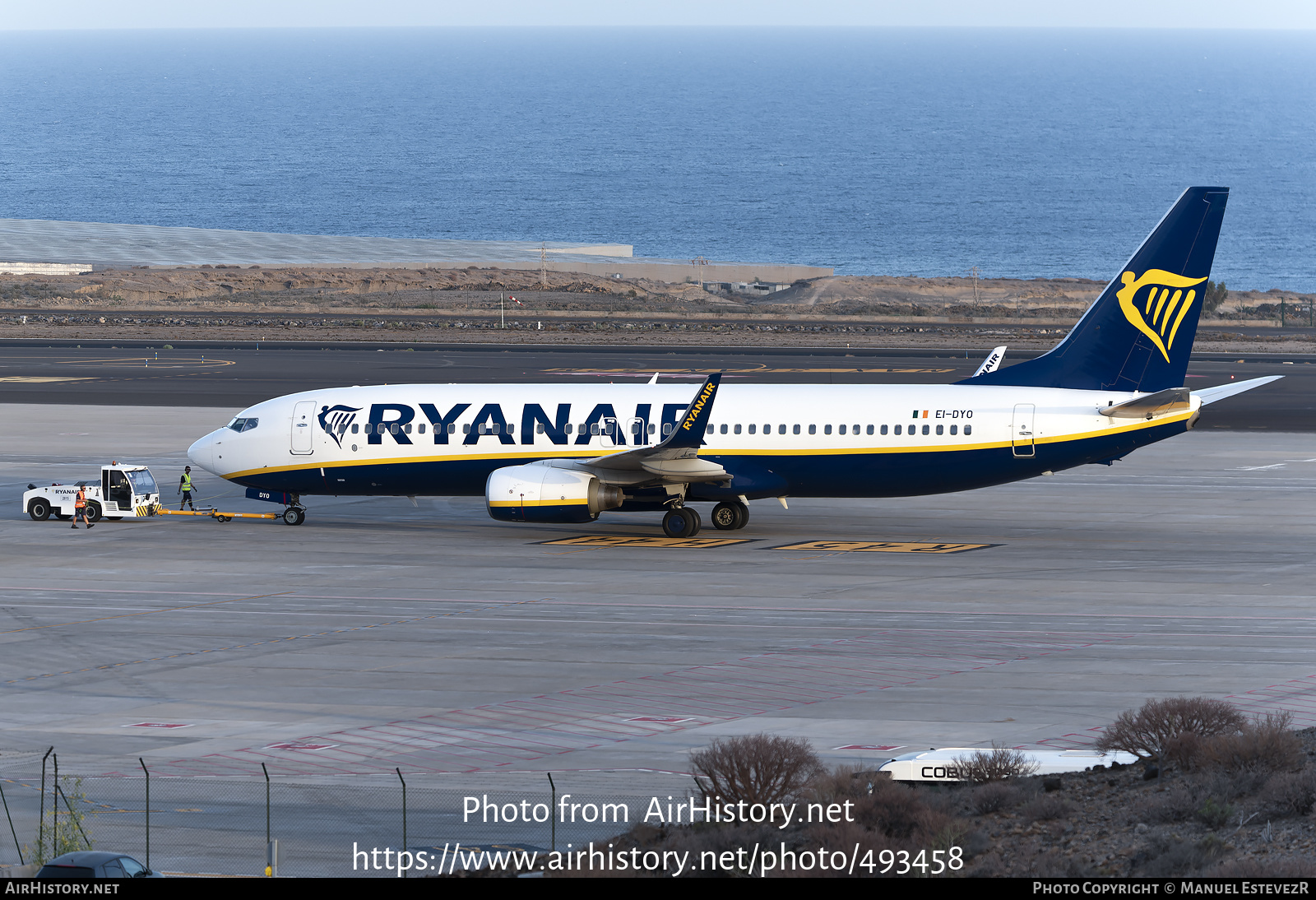 Aircraft Photo of EI-DYO | Boeing 737-8AS | Ryanair | AirHistory.net #493458