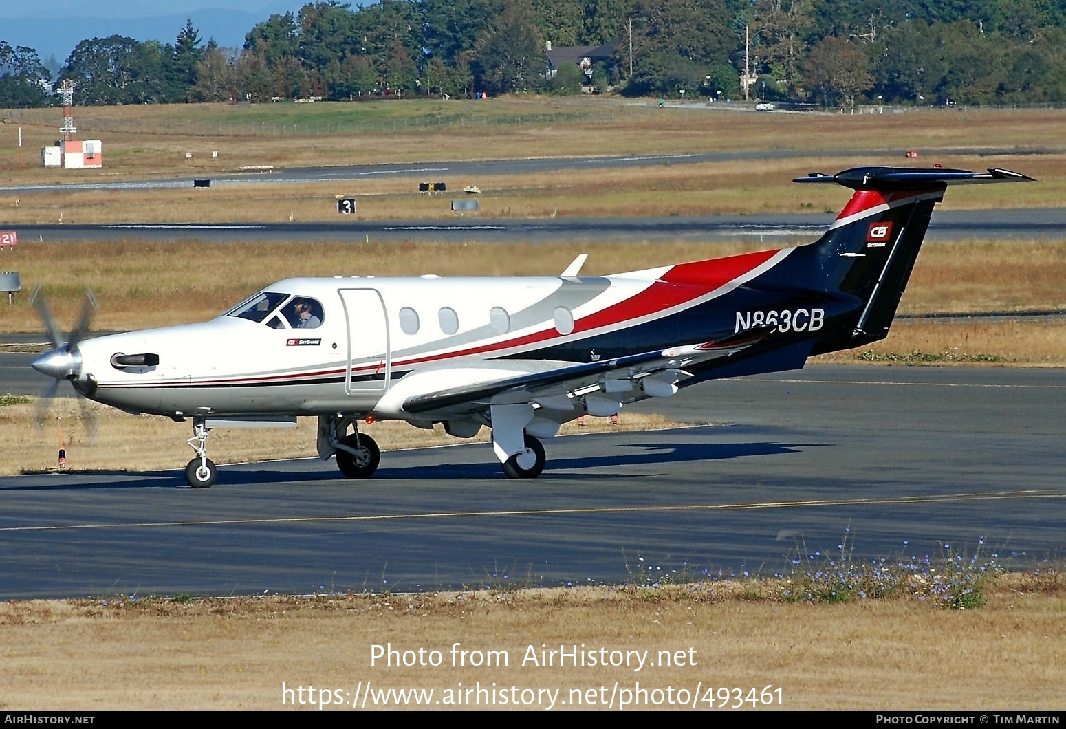 Aircraft Photo of N863CB | Pilatus PC-12/47 | CB SkyShare | AirHistory.net #493461