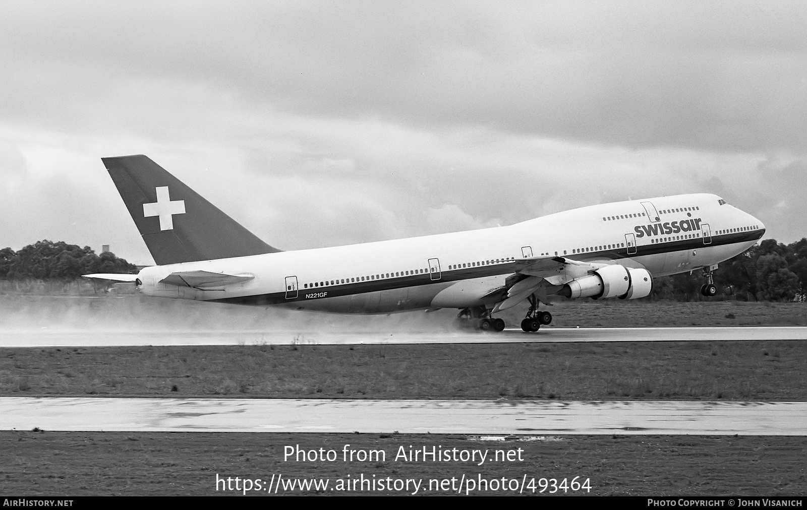 Aircraft Photo of N221GF | Boeing 747-357 | Swissair | AirHistory.net #493464