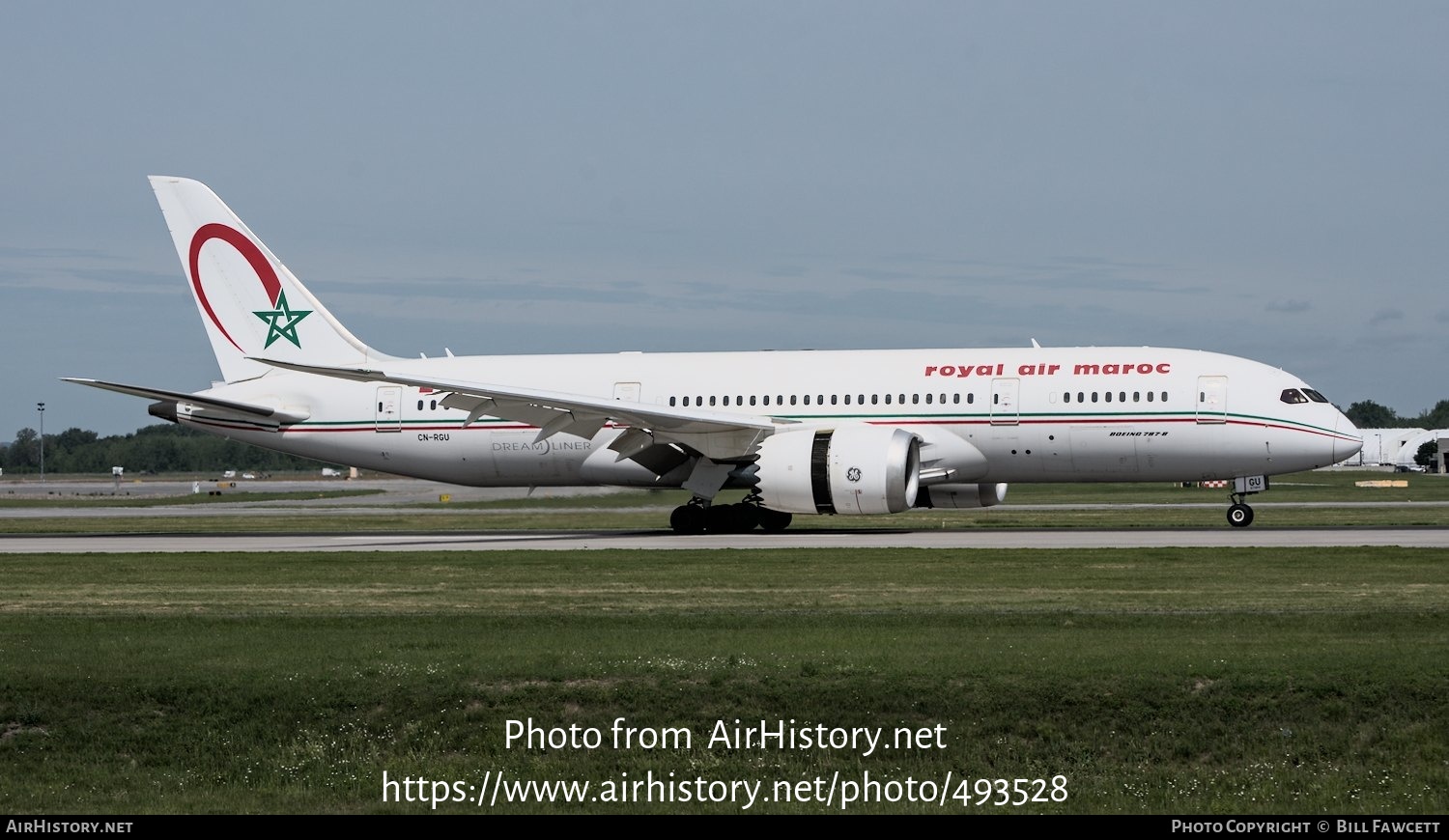 Aircraft Photo of CN-RGU | Boeing 787-8 Dreamliner | Royal Air Maroc - RAM | AirHistory.net #493528