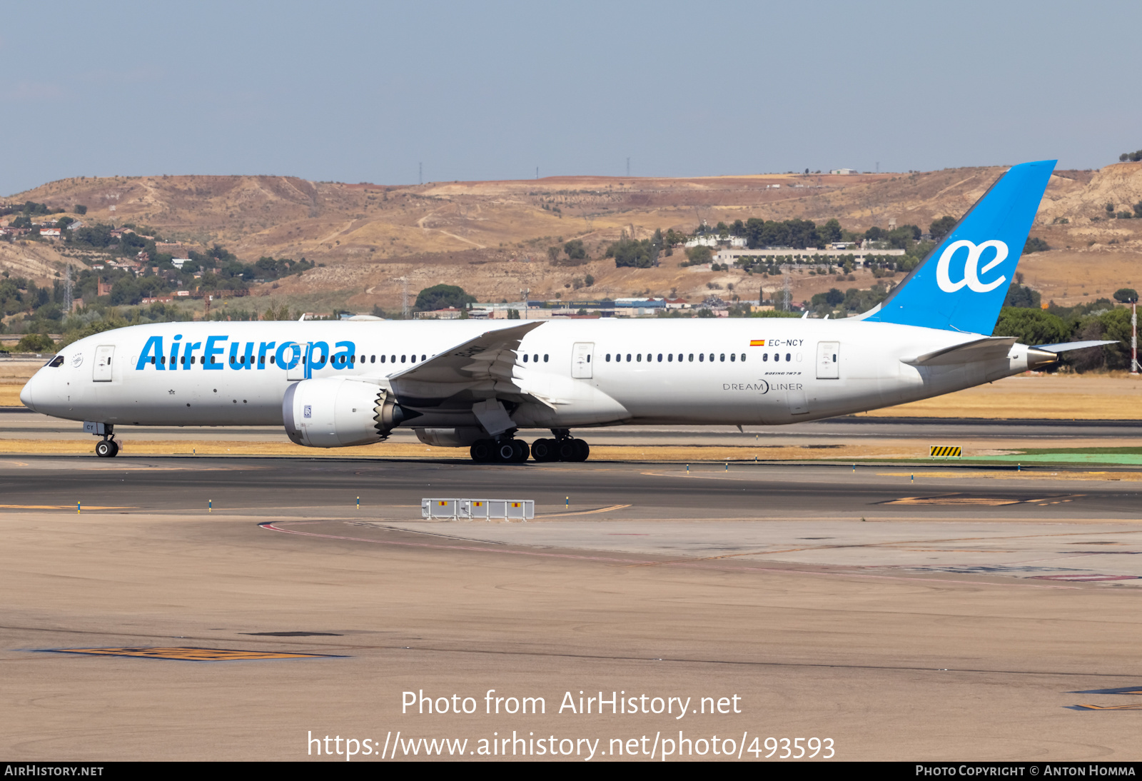 Aircraft Photo of EC-NCY | Boeing 787-9 Dreamliner | Air Europa | AirHistory.net #493593