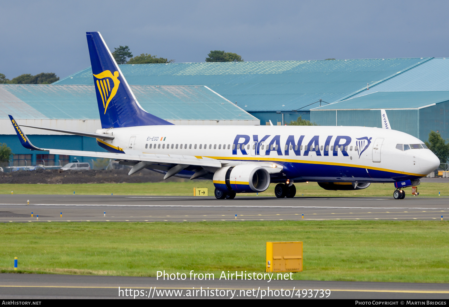 Aircraft Photo of EI-EGD | Boeing 737-8AS | Ryanair | AirHistory.net #493739