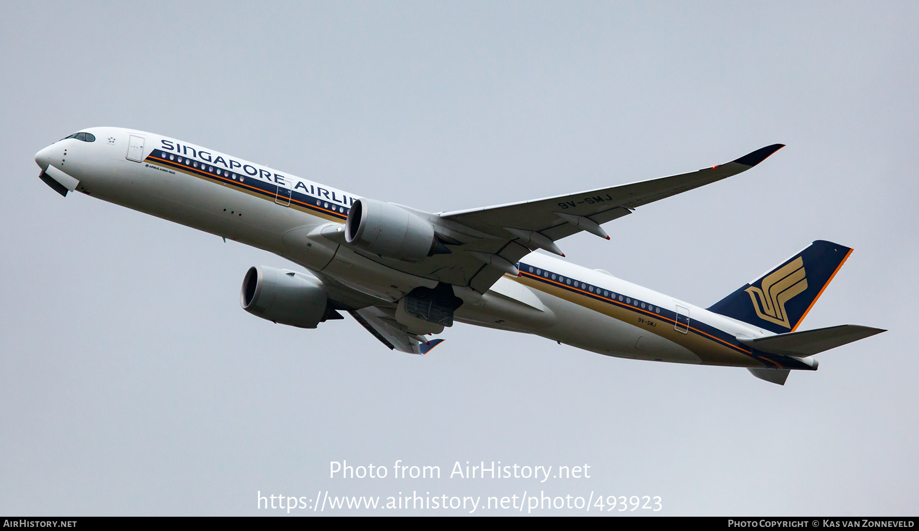 Aircraft Photo of 9V-SMJ | Airbus A350-941 | Singapore Airlines | AirHistory.net #493923