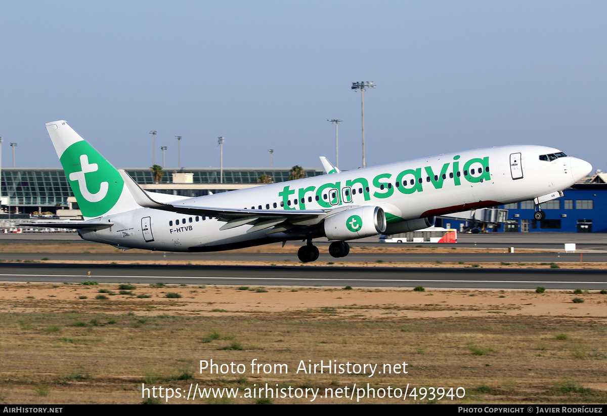 Aircraft Photo of F-HTVB | Boeing 737-8K2 | Transavia | AirHistory.net #493940