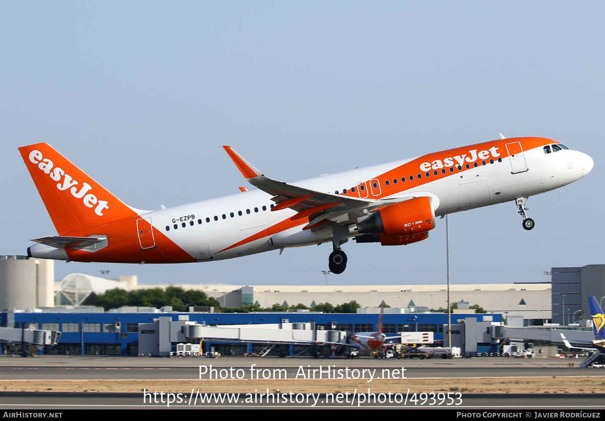 Aircraft Photo of G-EZPB | Airbus A320-214 | EasyJet | AirHistory.net #493953