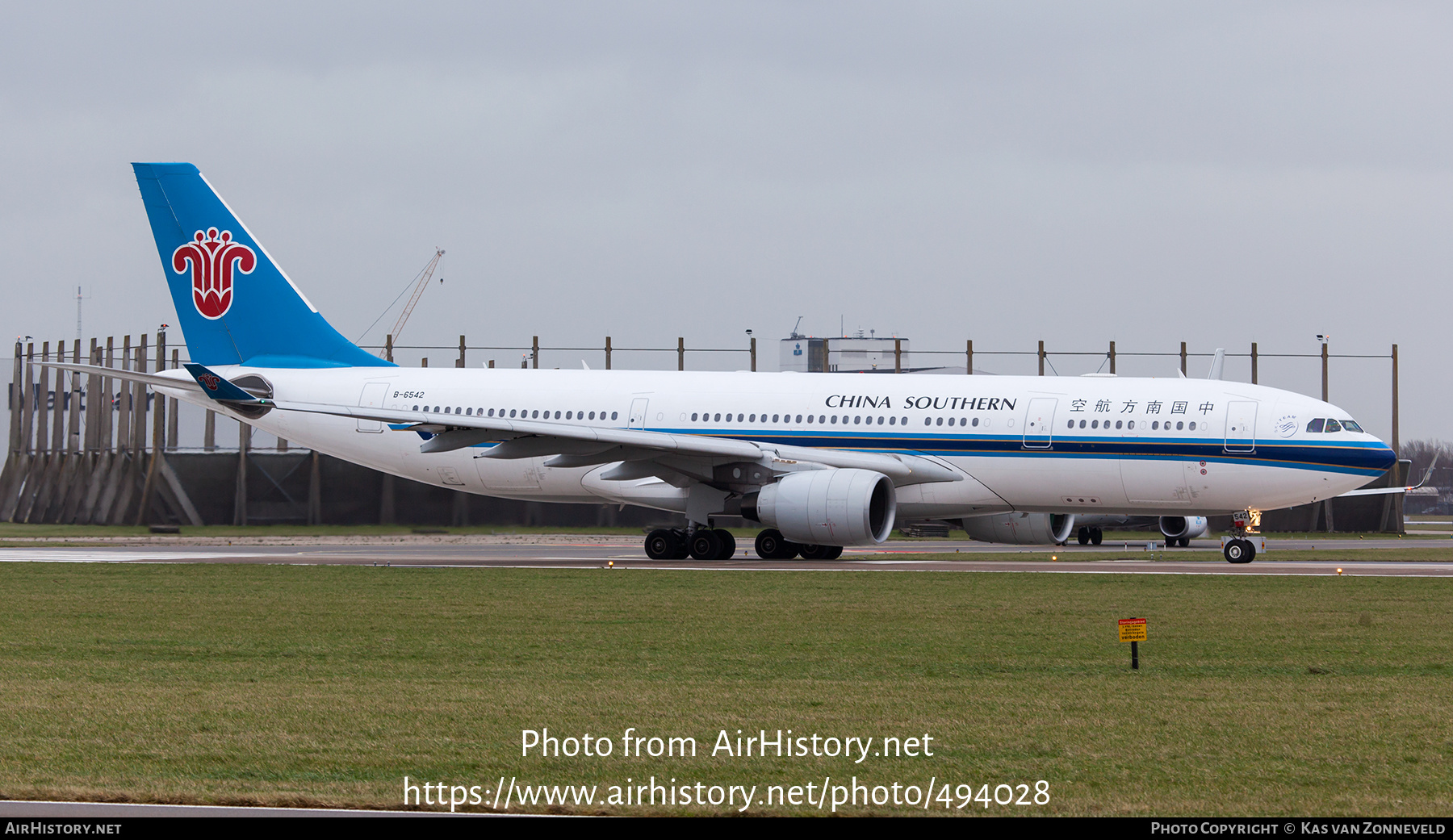 Aircraft Photo of B-6542 | Airbus A330-223 | China Southern Airlines | AirHistory.net #494028