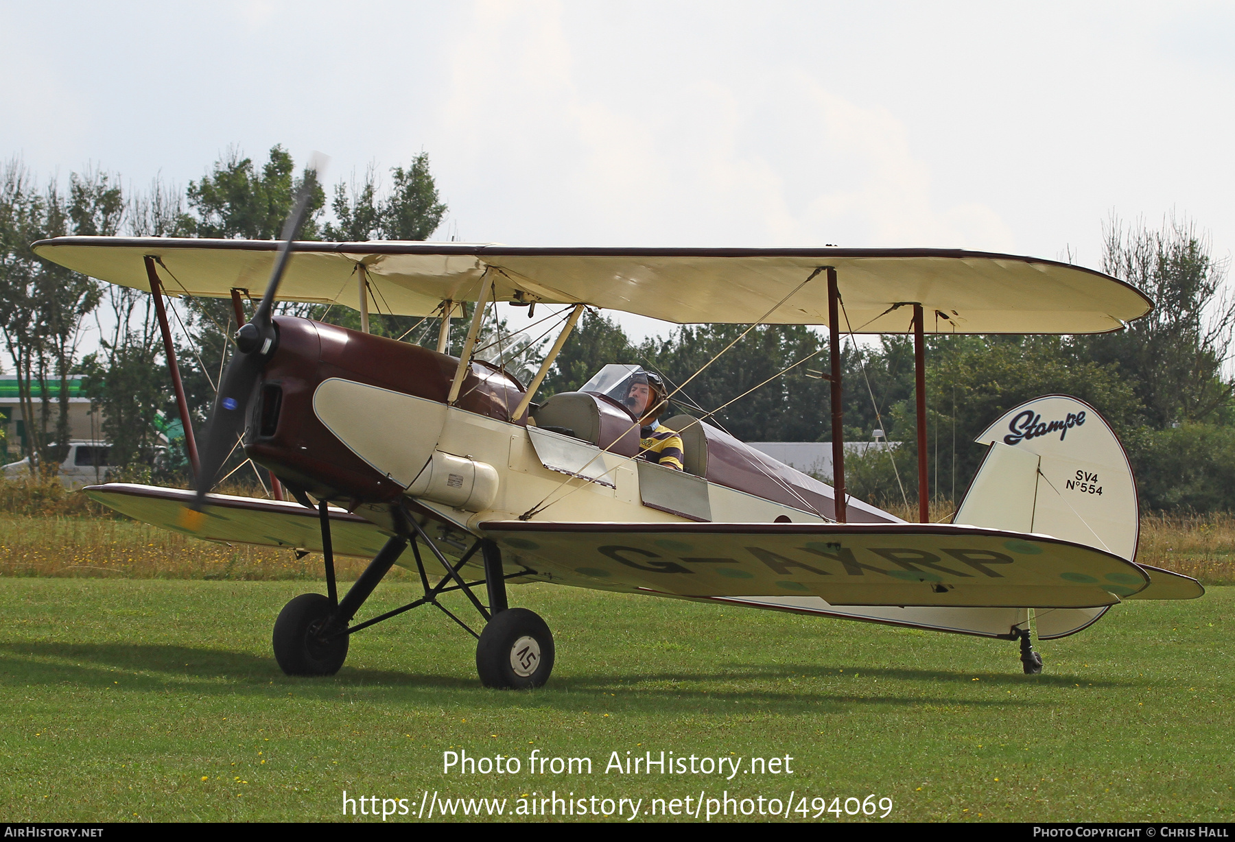 Aircraft Photo of G-AXRP | Stampe-Vertongen SV-4C | AirHistory.net #494069