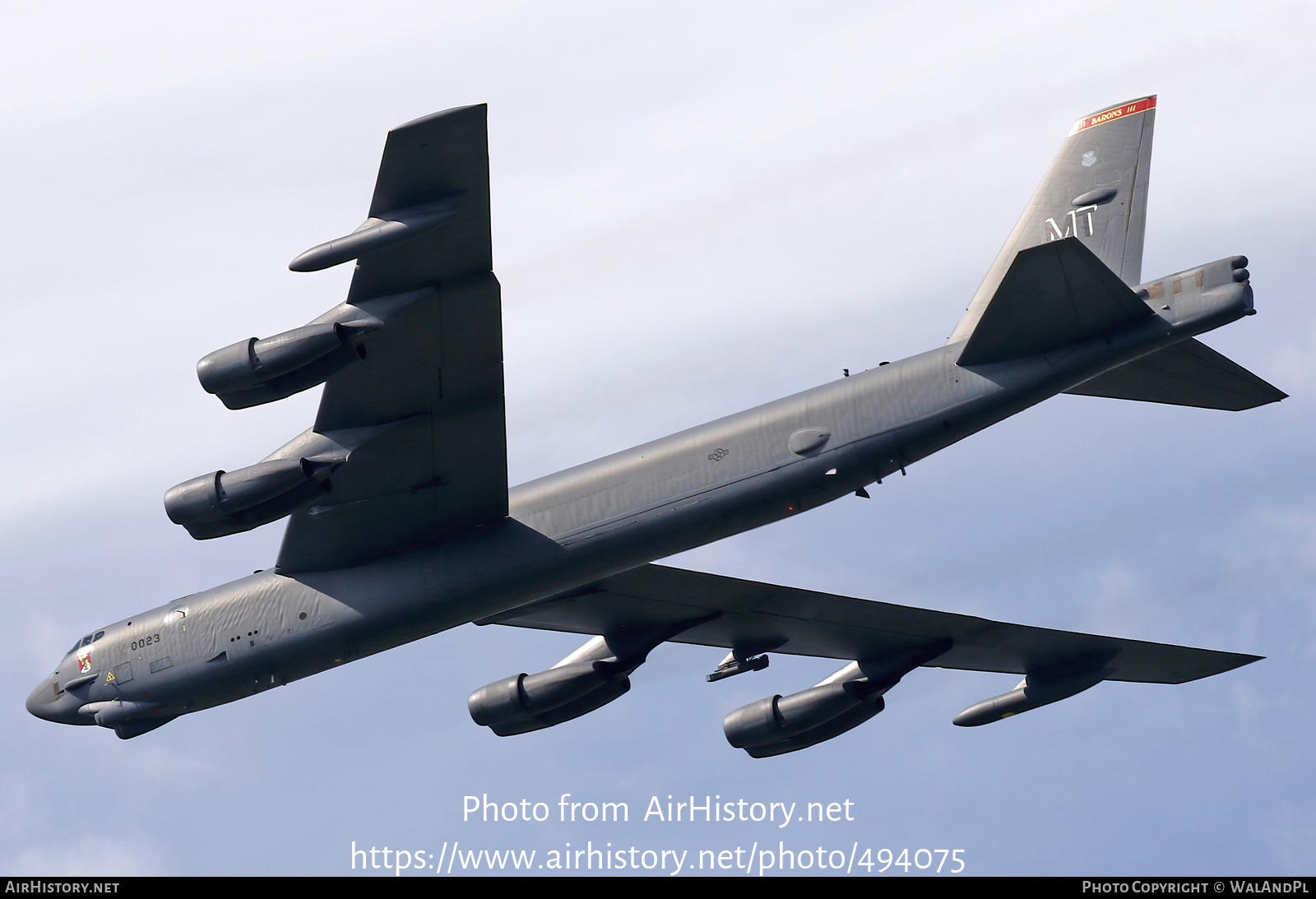 Aircraft Photo Of 60-0023 / AF60-023 | Boeing B-52H Stratofortress ...