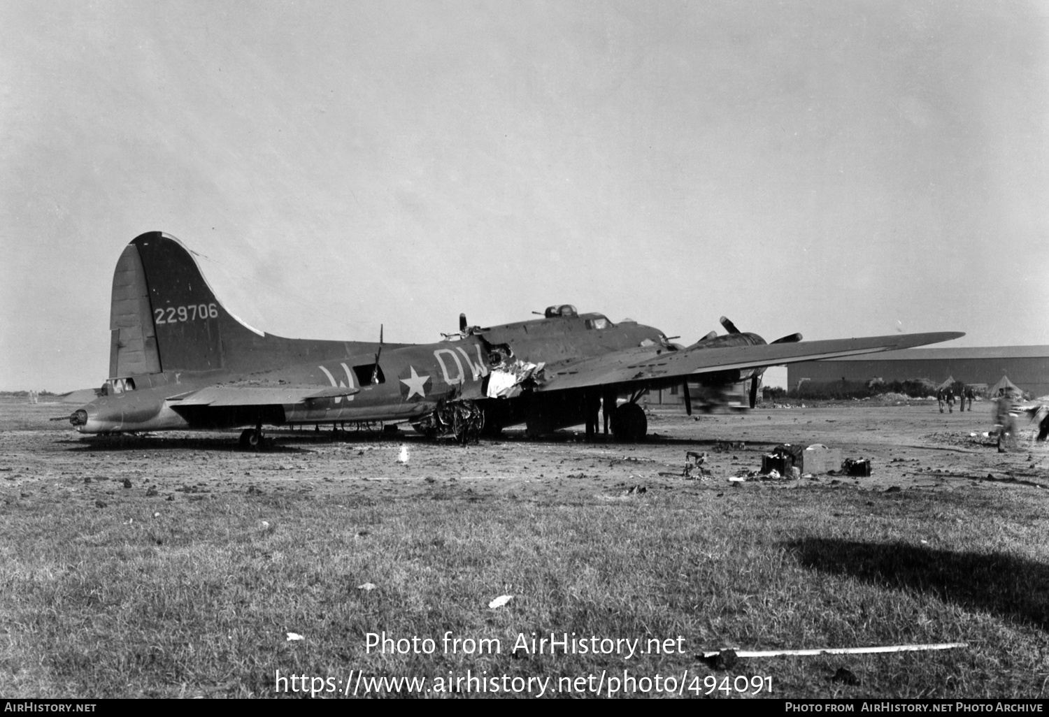 Aircraft Photo of 42-29706 / 229706 | Boeing B-17F Flying Fortress | USA - Air Force | AirHistory.net #494091