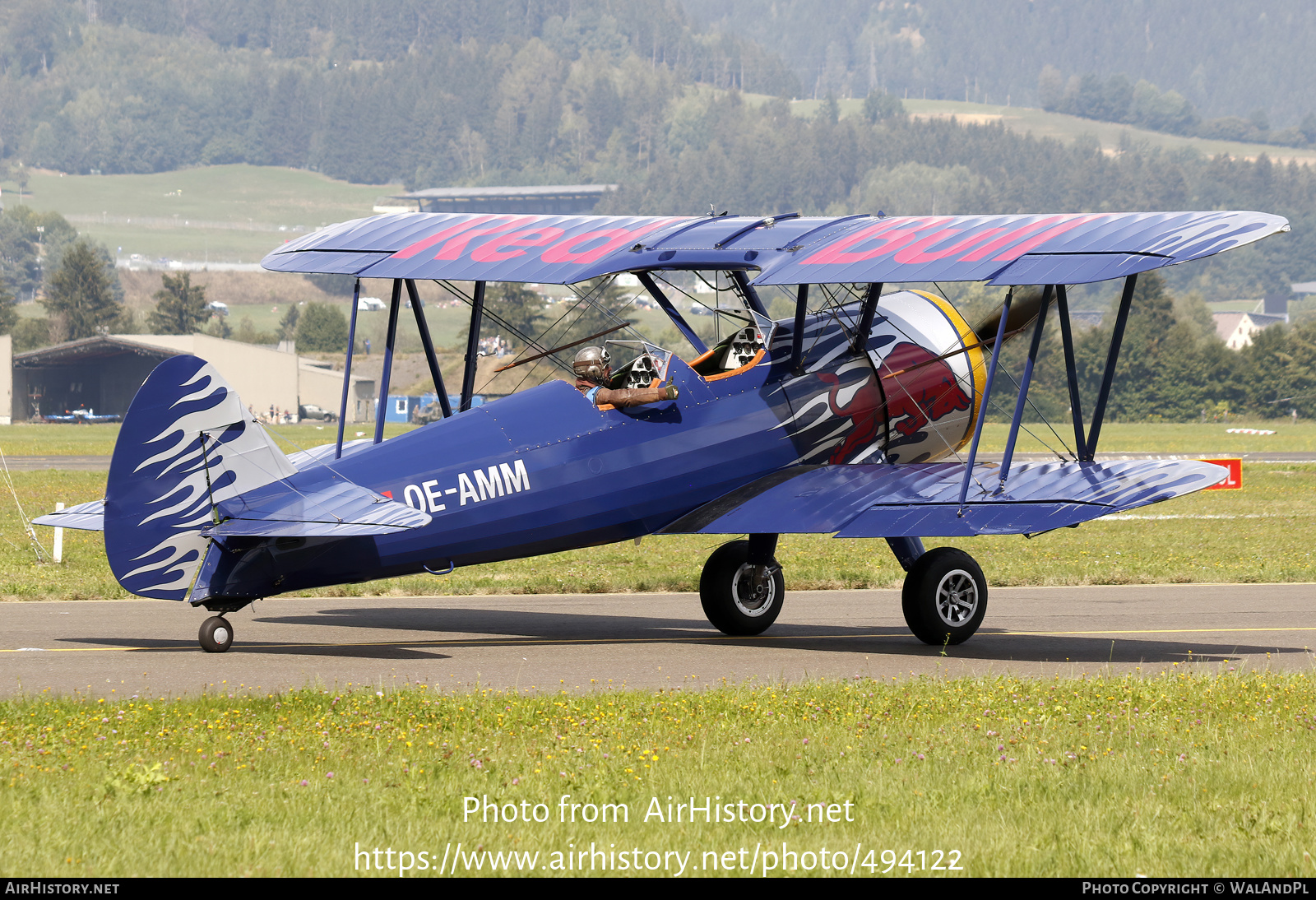 Aircraft Photo of OE-AMM | Boeing E75 Kaydet | Red Bull | AirHistory.net #494122