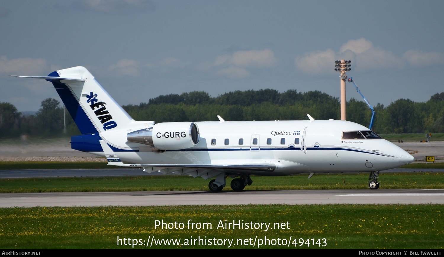 Aircraft Photo of C-GURG | Canadair Challenger 601-3R (CL-600-2B16) | Gouvernement du Québec | AirHistory.net #494143