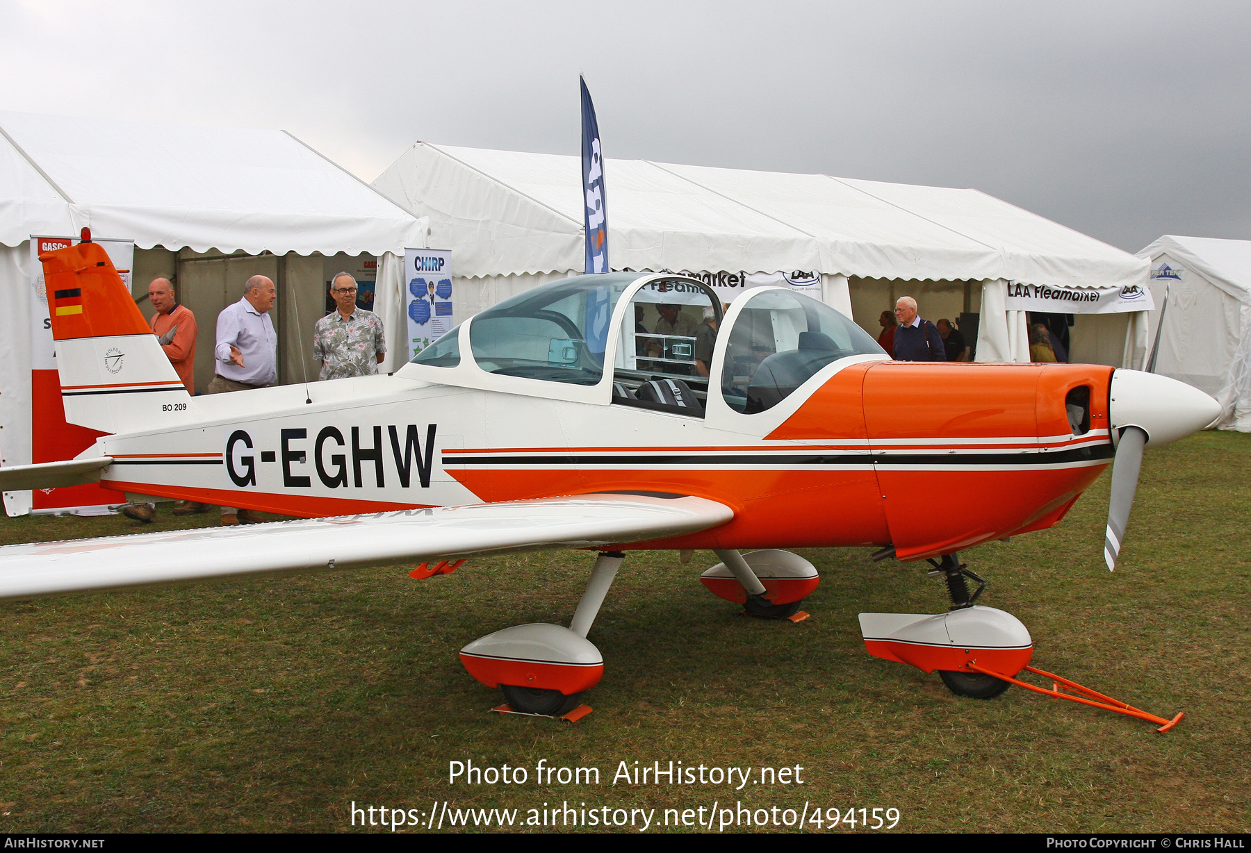 Aircraft Photo of G-EGHW | Bolkow BO-209 Monsun | AirHistory.net #494159