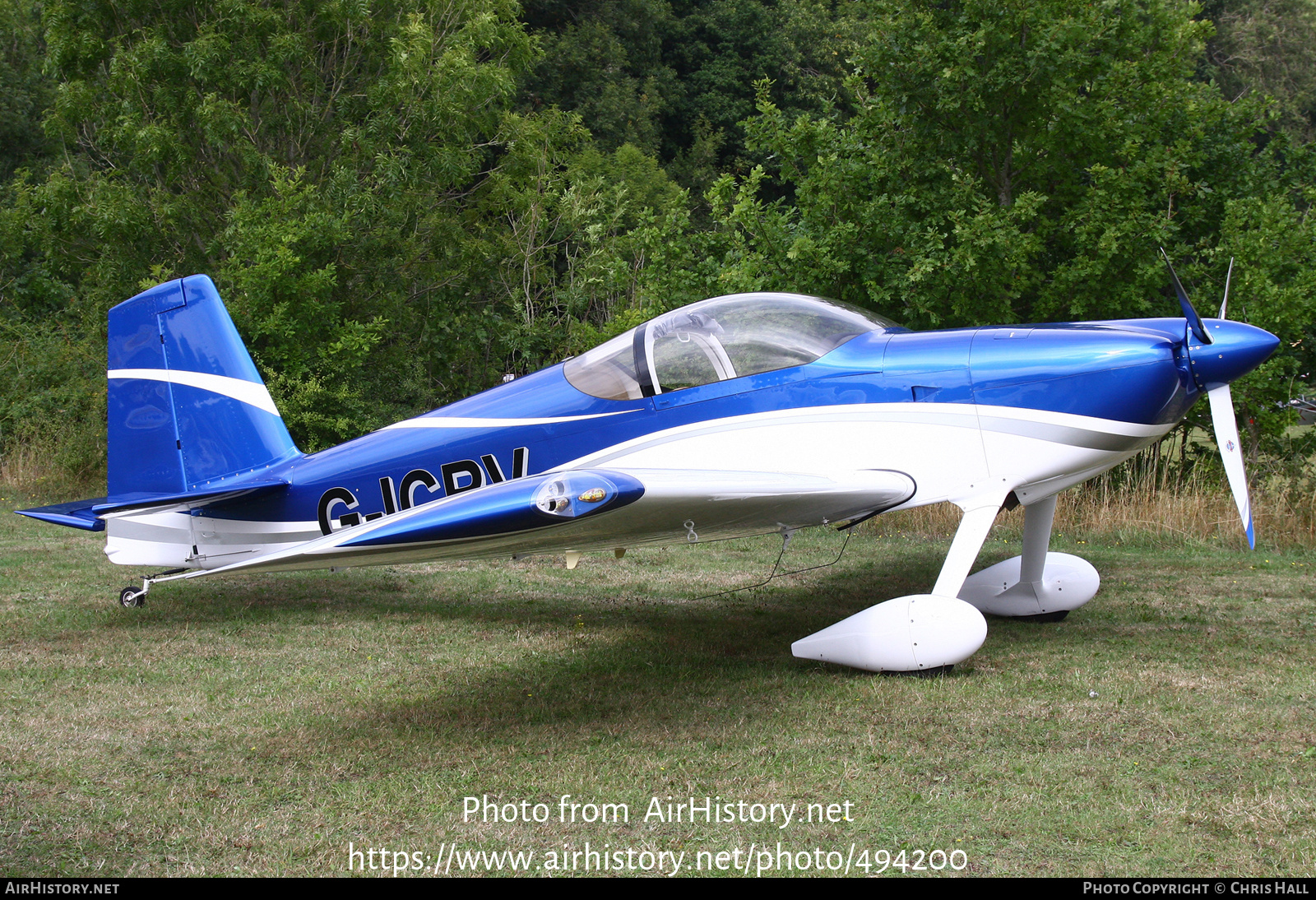 Aircraft Photo of G-ICRV | Van's RV-7 | AirHistory.net #494200