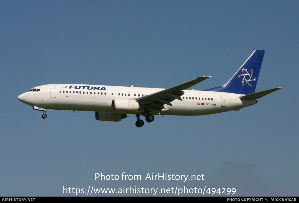 Aircraft Photo of EC-HHH | Boeing 737-86N | Futura International Airways | AirHistory.net #494299