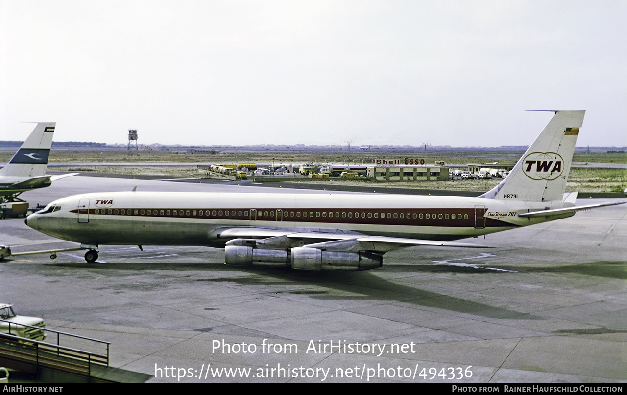 Aircraft Photo of N8731 | Boeing 707-331B | Trans World Airlines - TWA | AirHistory.net #494336